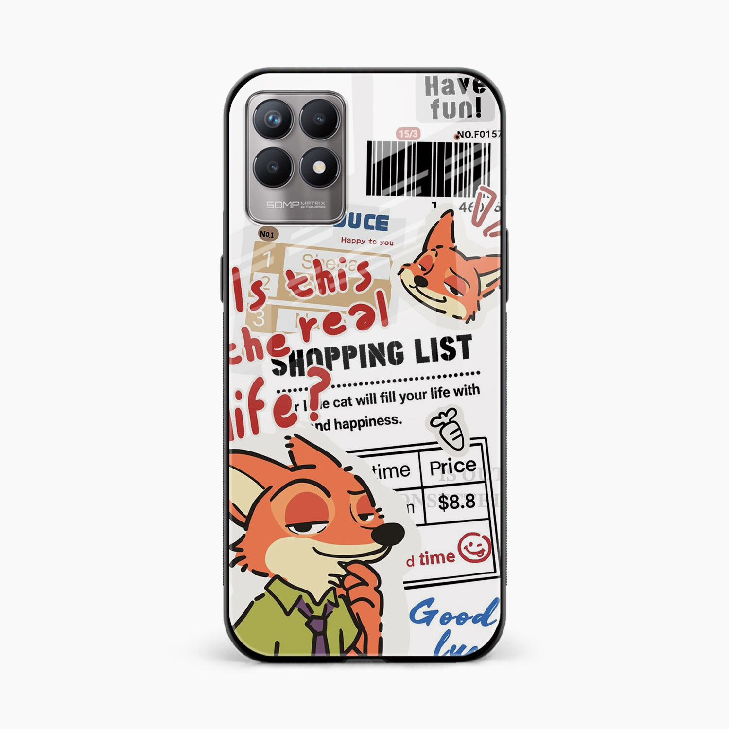 Fox & Fun Realme 8i Back Cover
