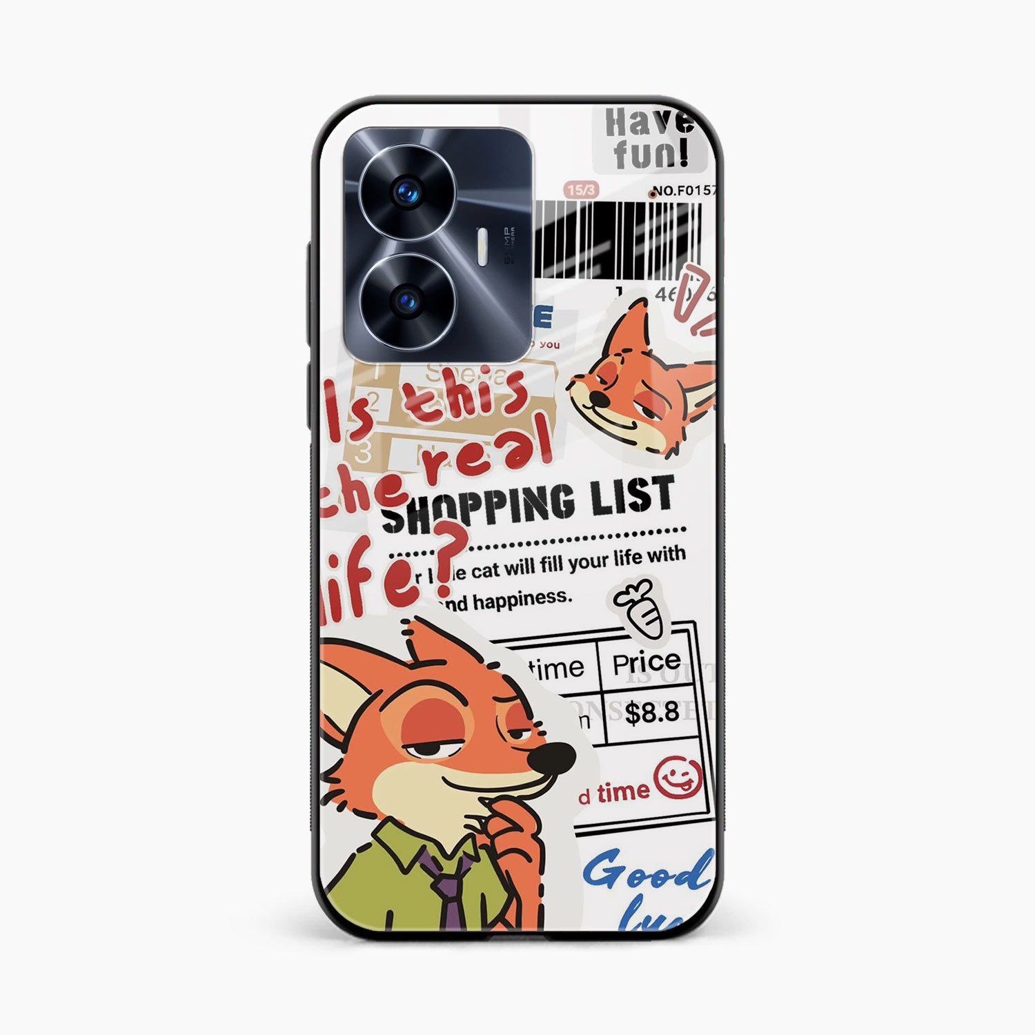 Fox & Fun Realme C55 Back Cover