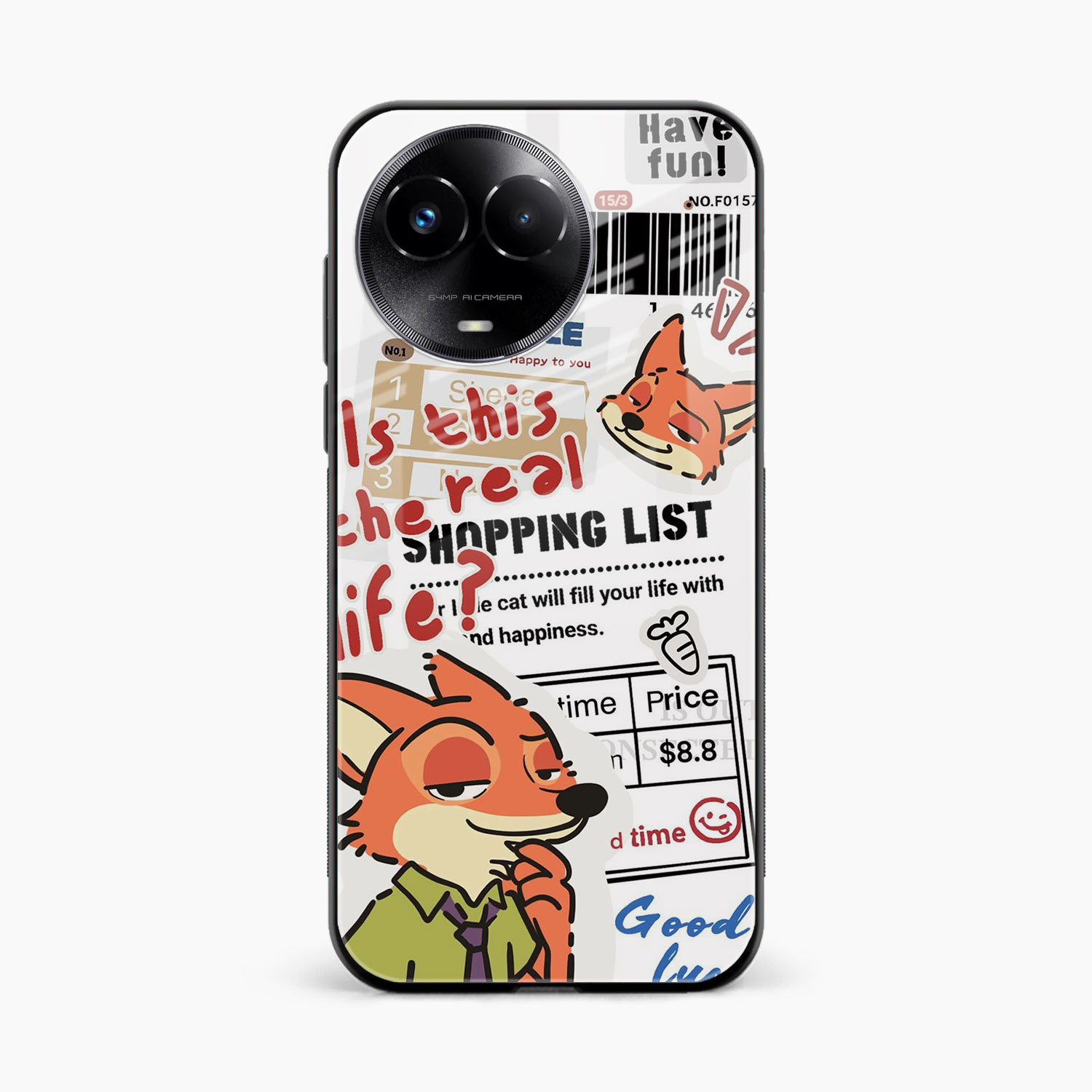 Fox & Fun Realme C67 5G Back Cover