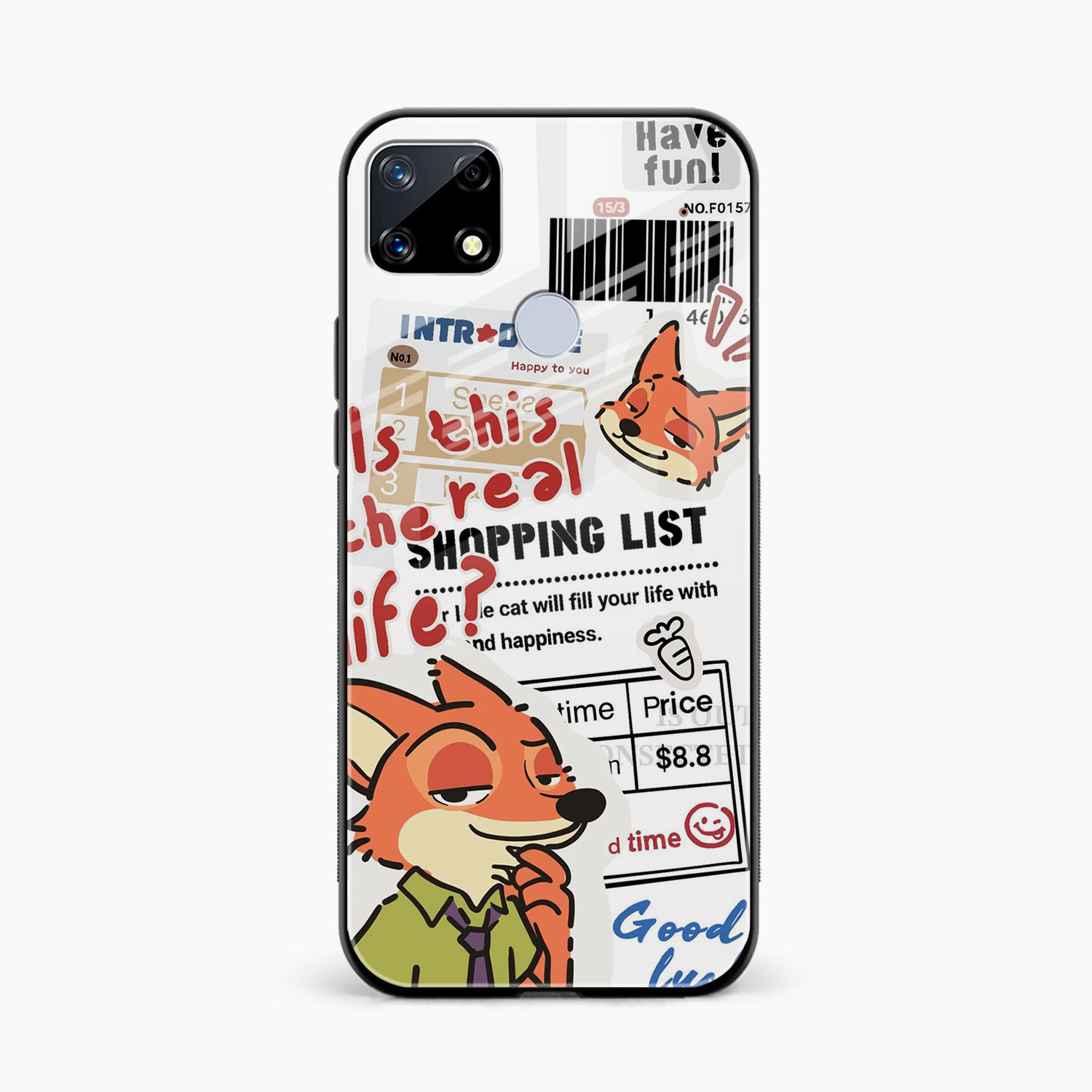Fox & Fun Realme Narzo 20 Back Cover