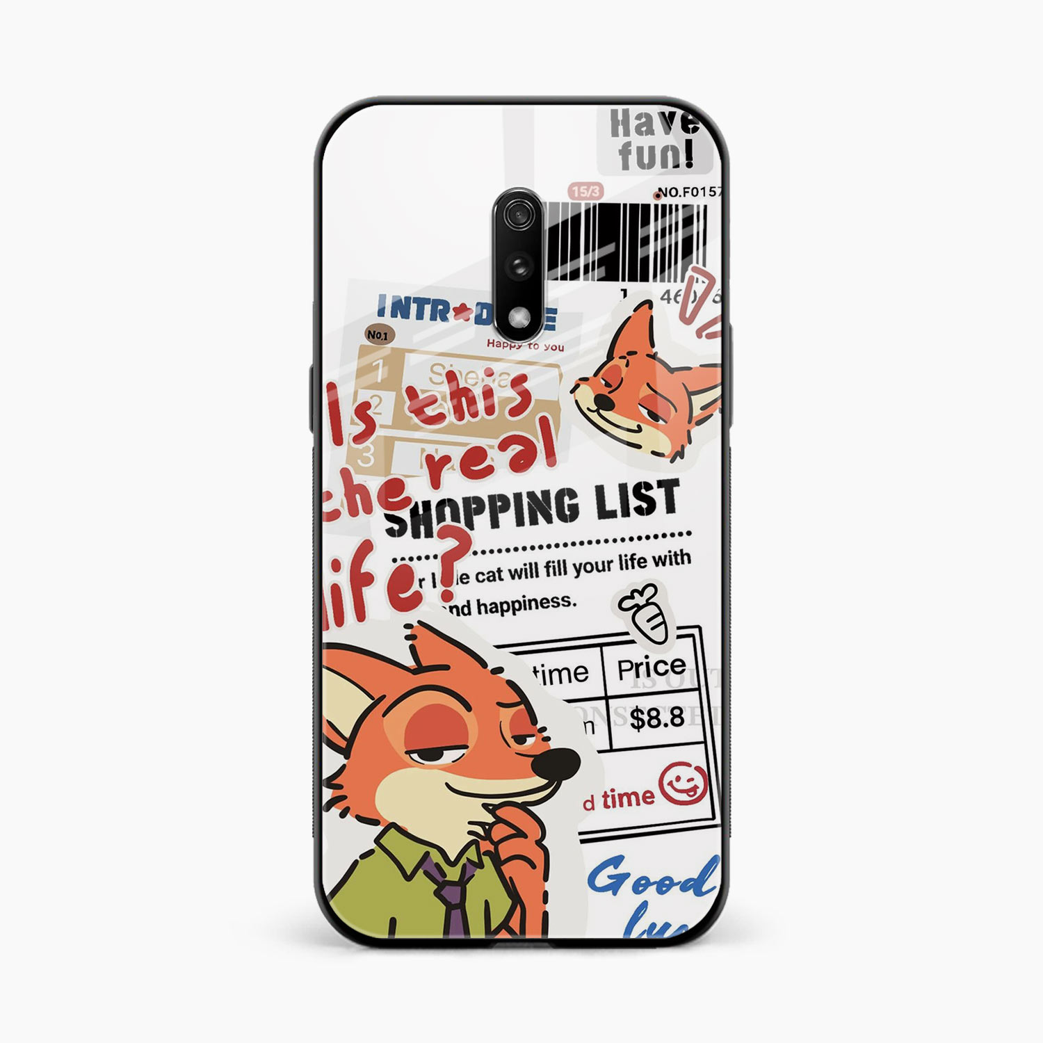 Fox & Fun Realme X Back Cover