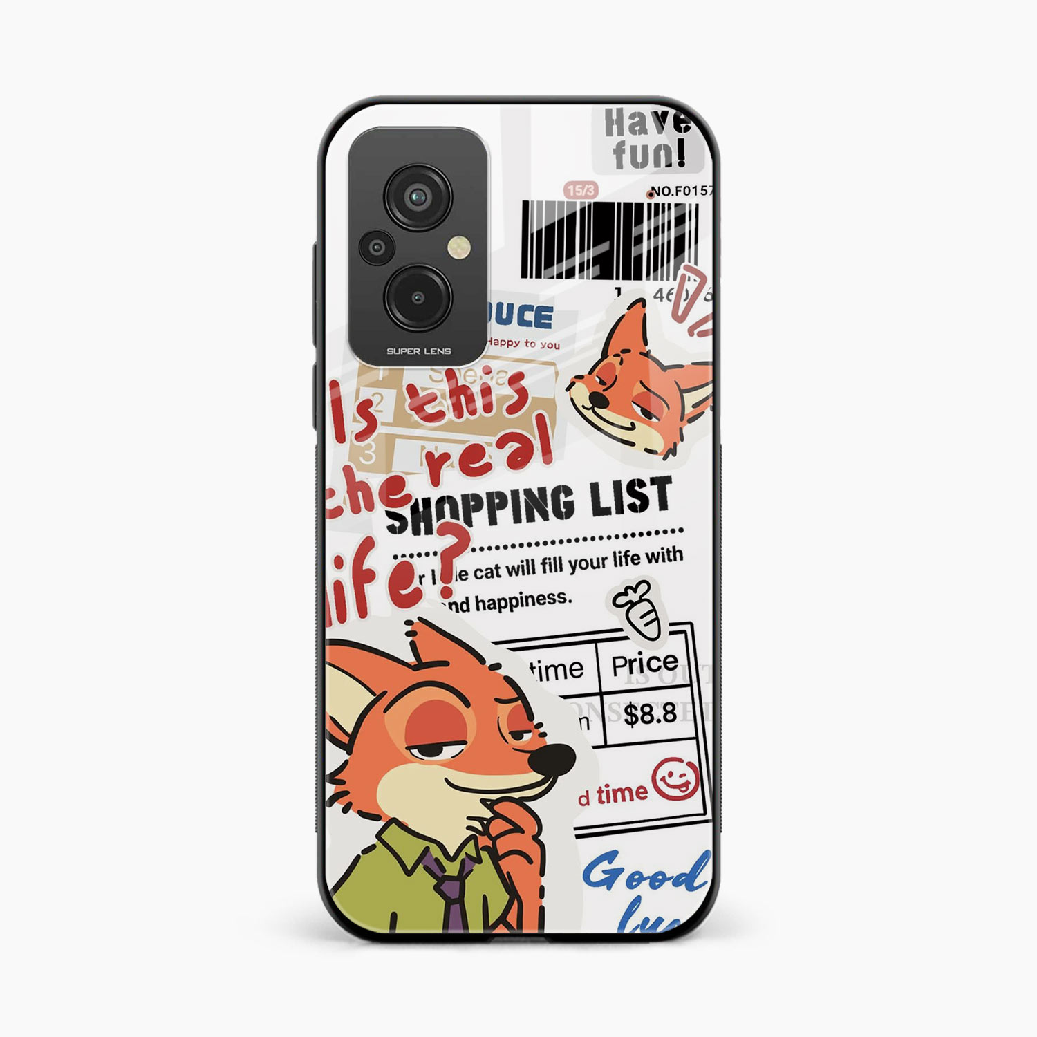 Fox & Fun Redmi 11 Prime Back Cover