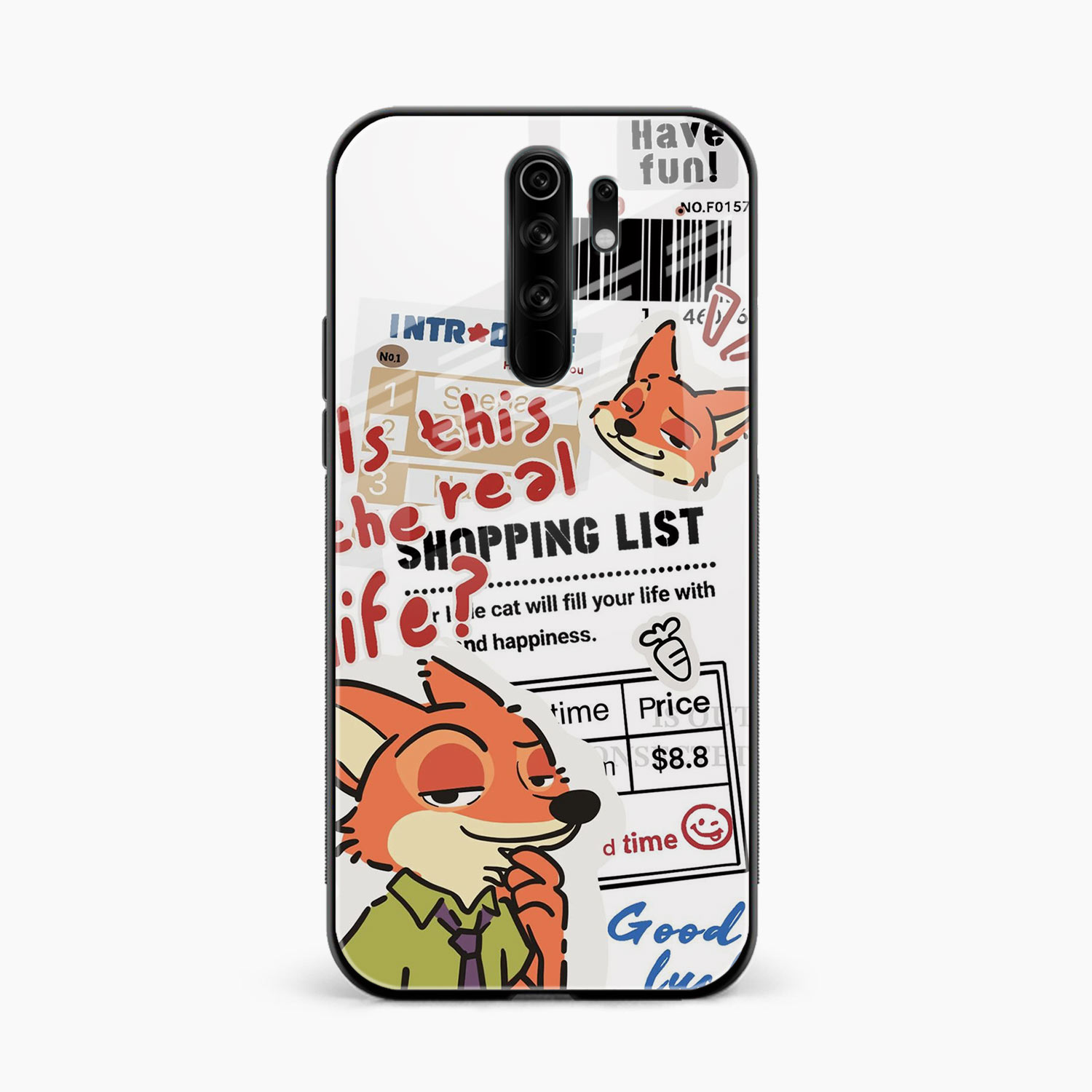 Fox & Fun Redmi 9 Prime Back Cover