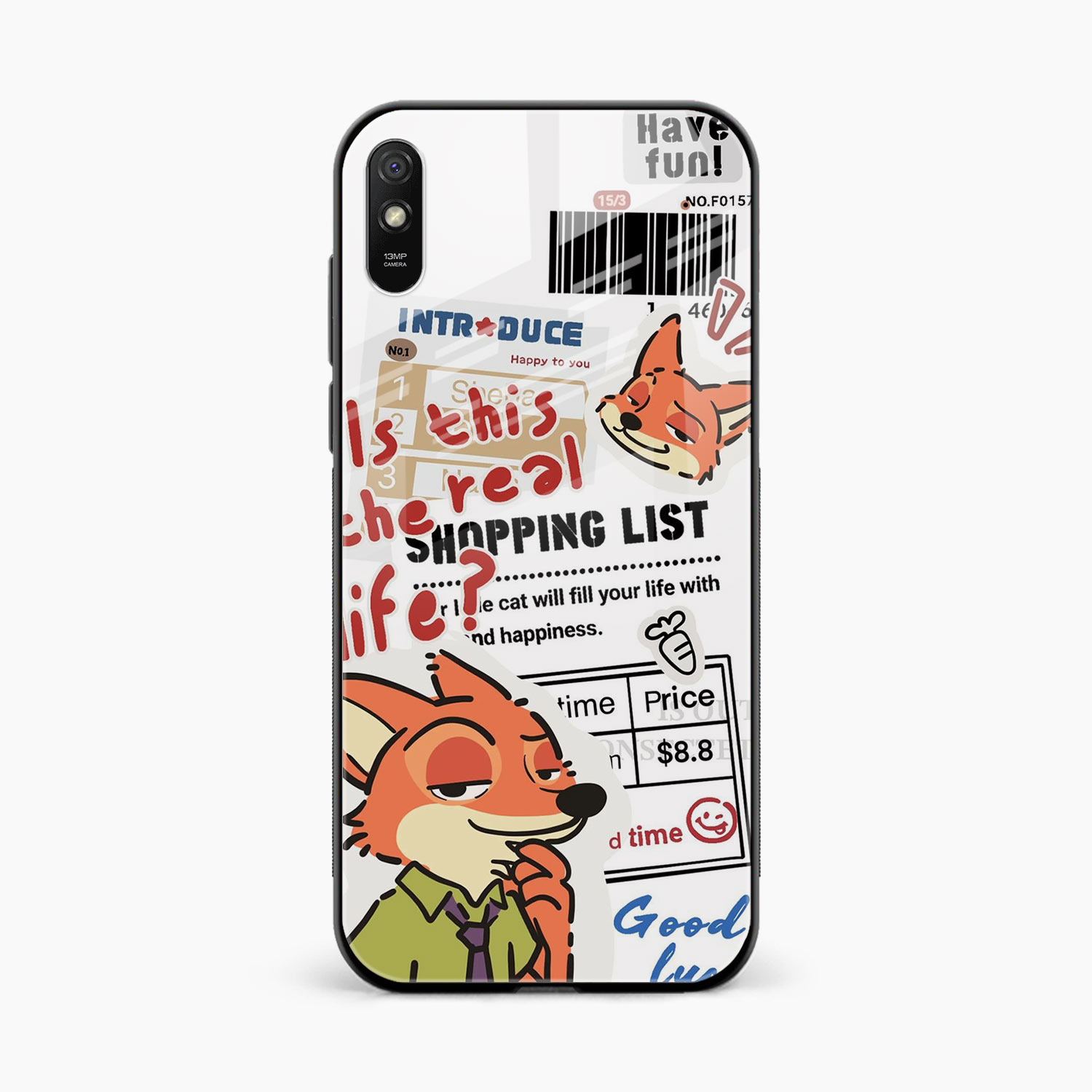 Fox & Fun Redmi 9a Back Cover