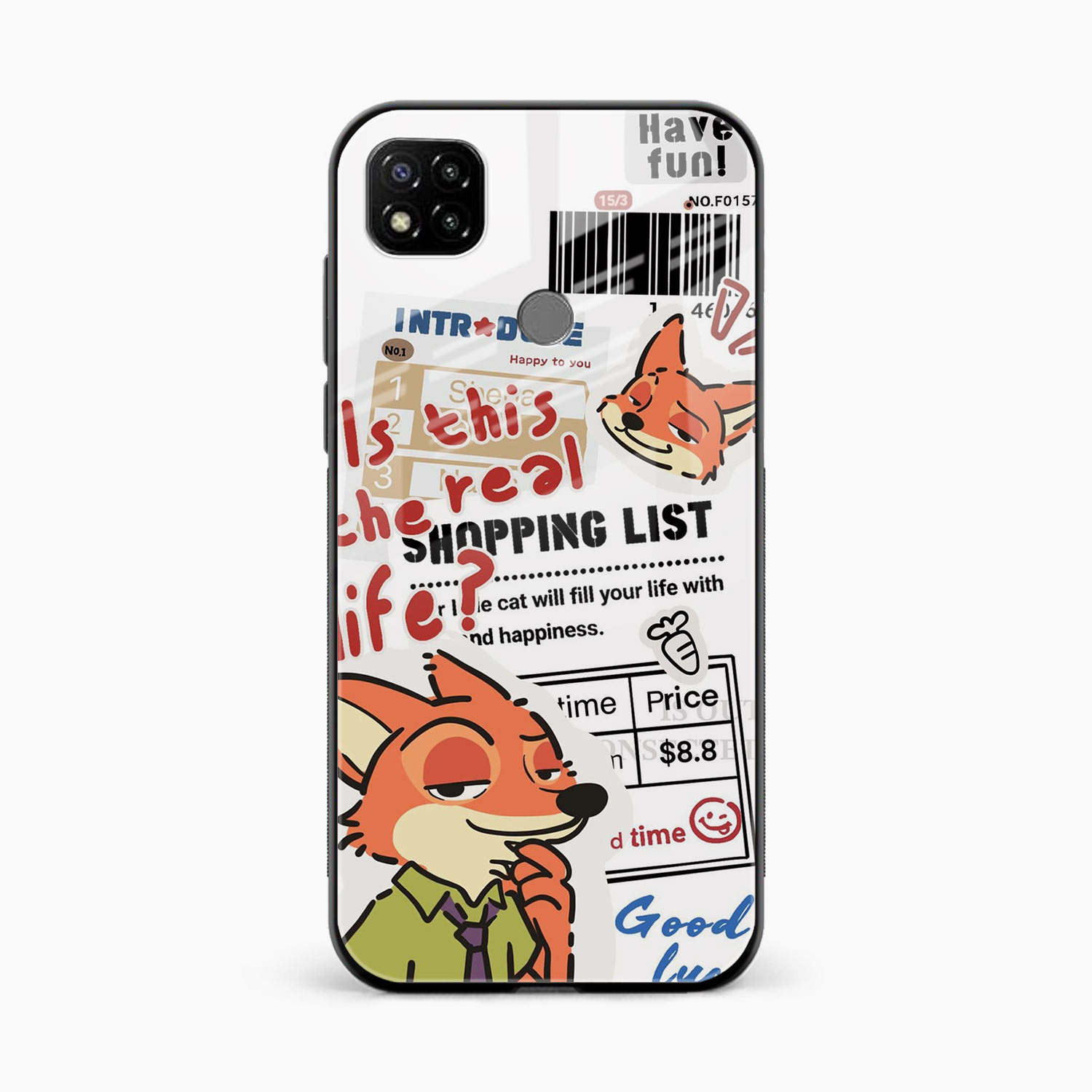 Fox & Fun Redmi 9 Back Cover