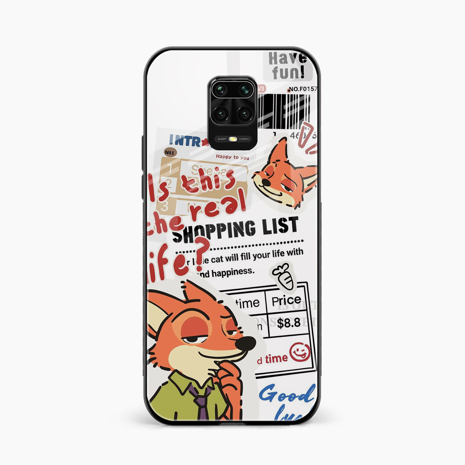 Fox & Fun Redmi Note 10 Lite Back Cover