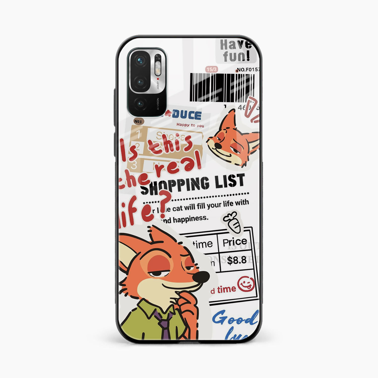 Fox & Fun Redmi Note 10T Back Cover