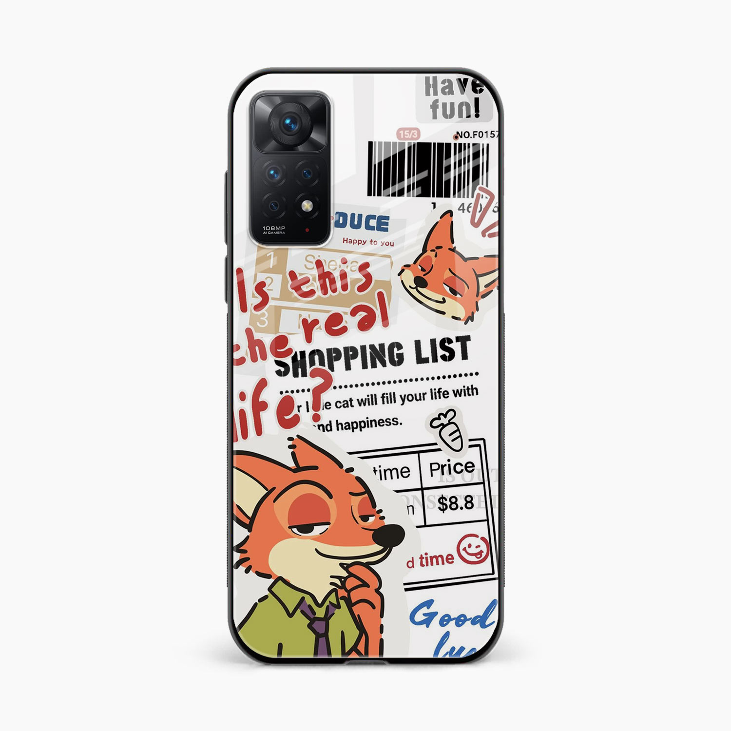 Fox & Fun Redmi Note 11s Back Cover