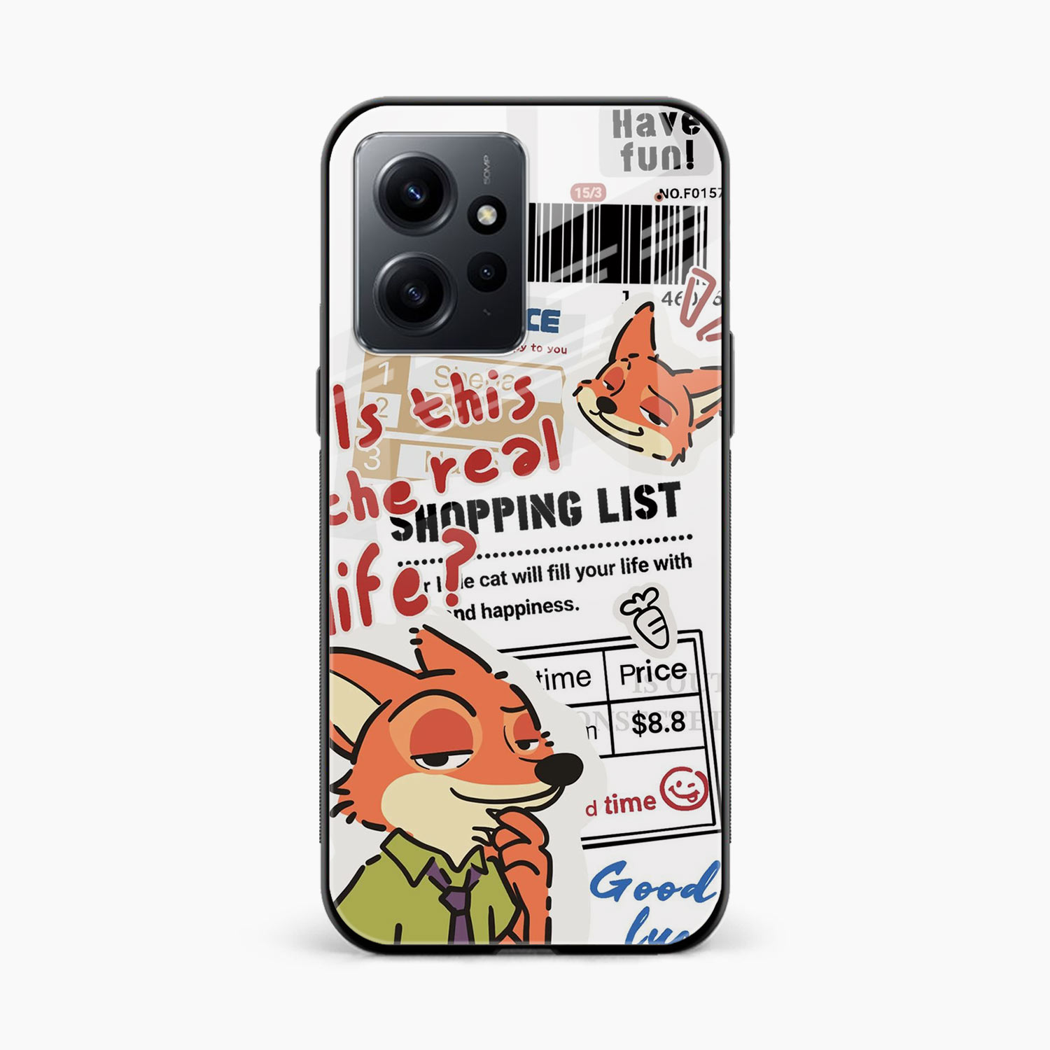 Fox & Fun Redmi Note 12 4G Back Cover