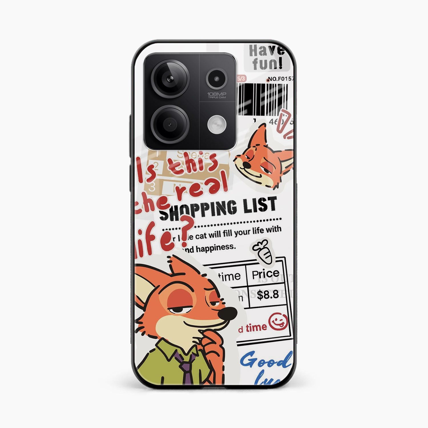 Fox & Fun Redmi Note 13 Pro Back Cover