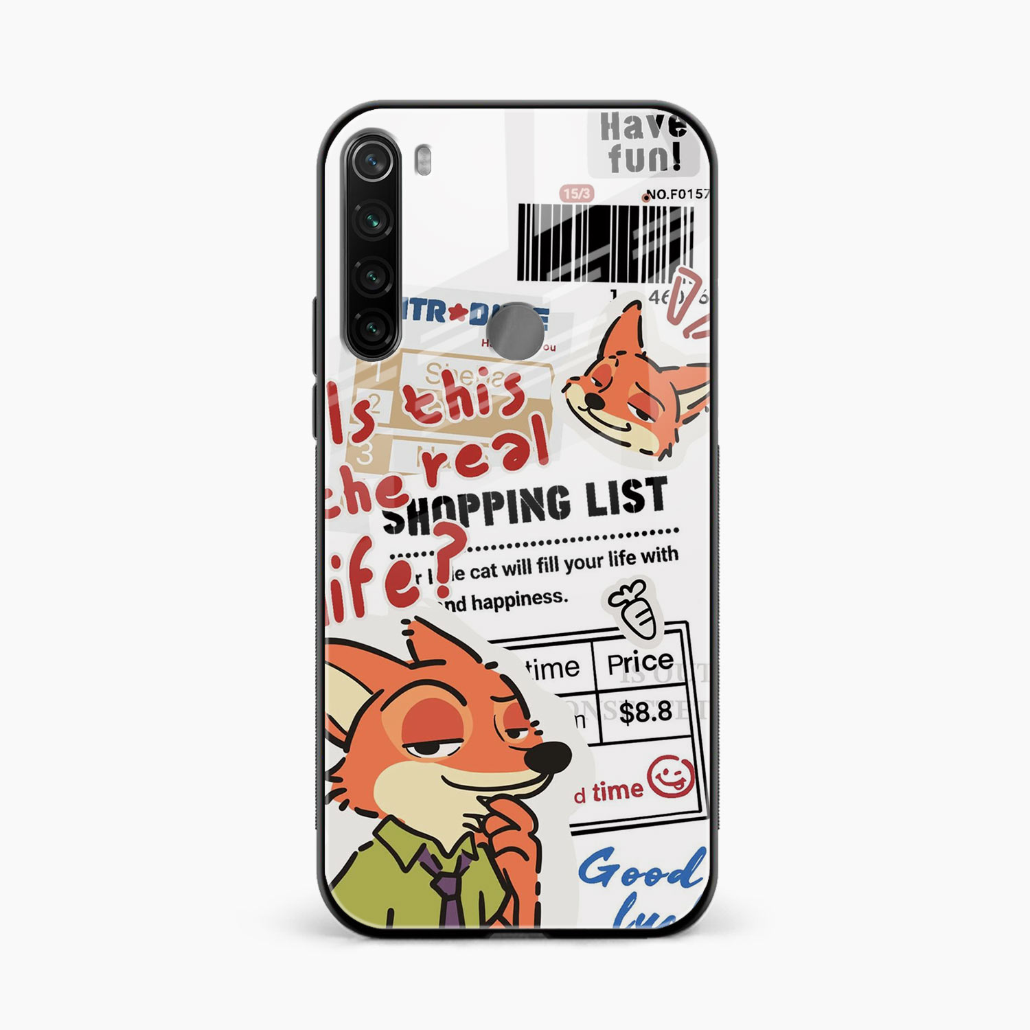 Fox & Fun Redmi Note 8 Back Cover