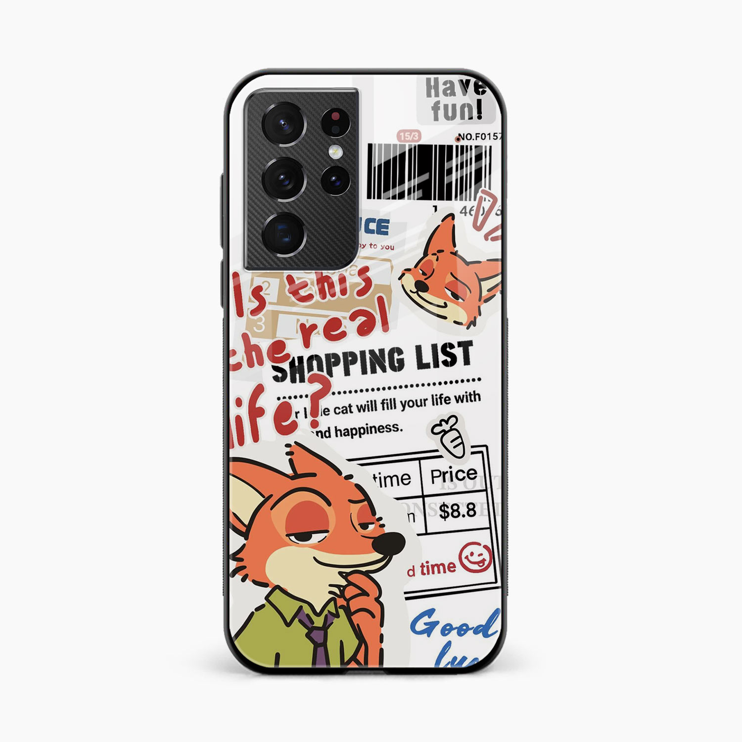 Fox & Fun Samsung S21 Ultra Back Cover