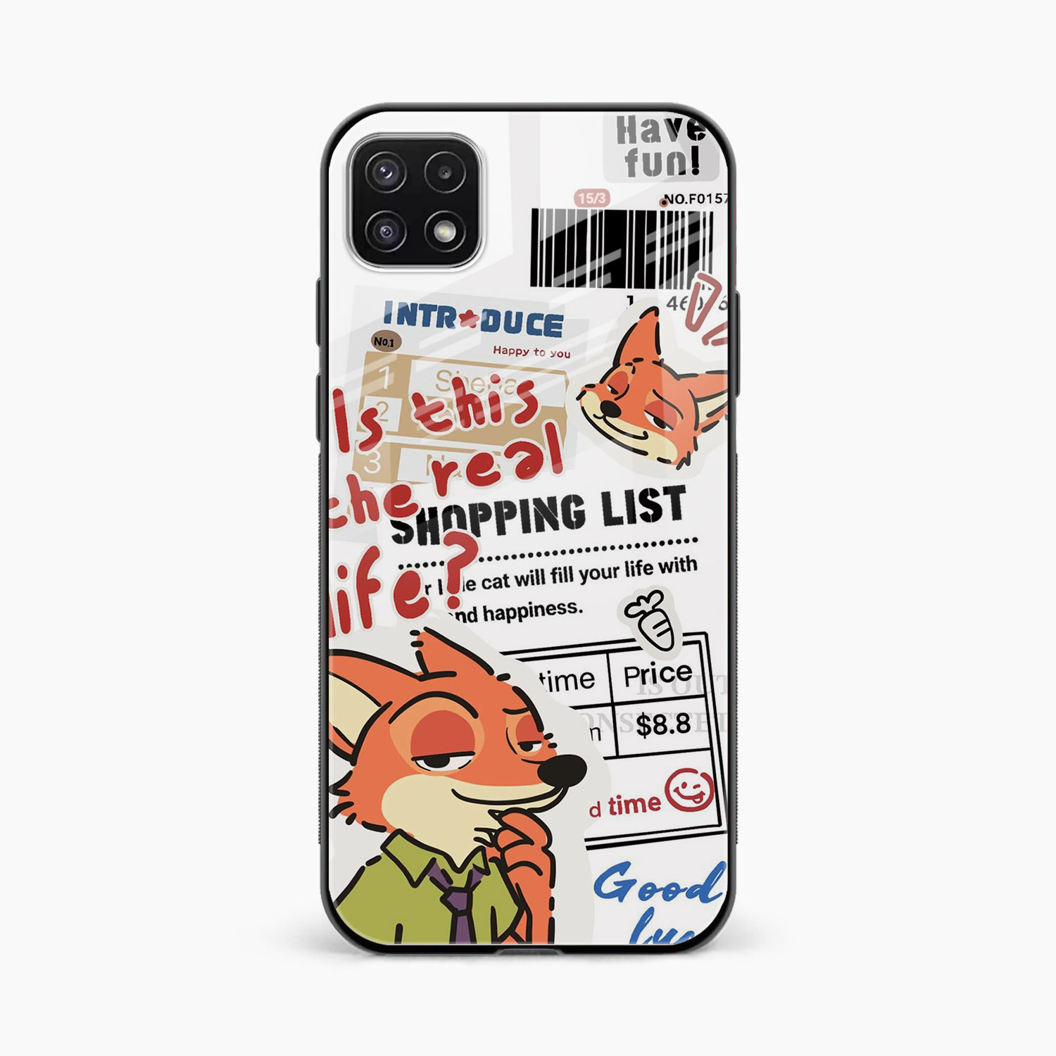 Fox & Fun Samsung A22 5G Back Cover