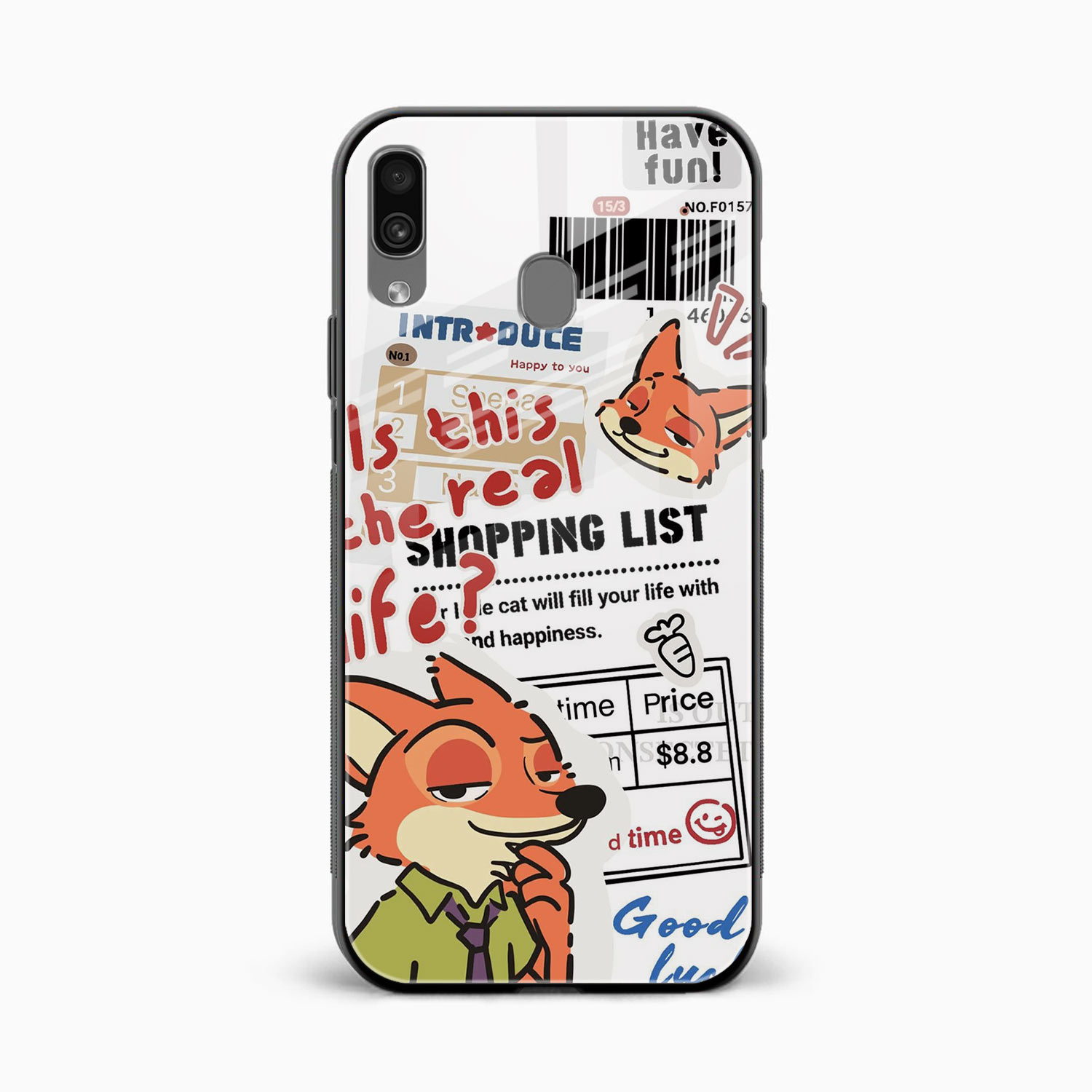 Fox & Fun Samsung A30 Back Cover