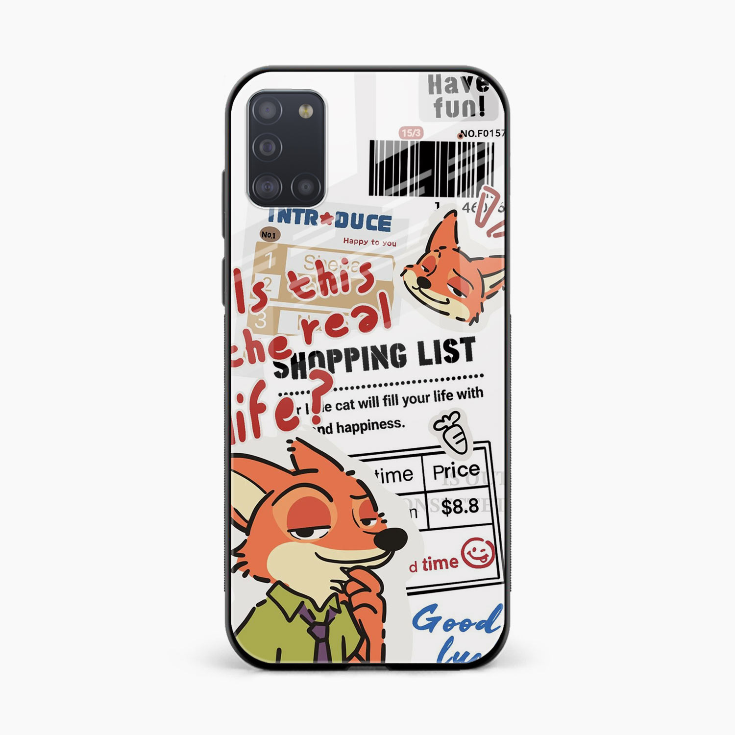 Fox & Fun Samsung A31 Back Cover