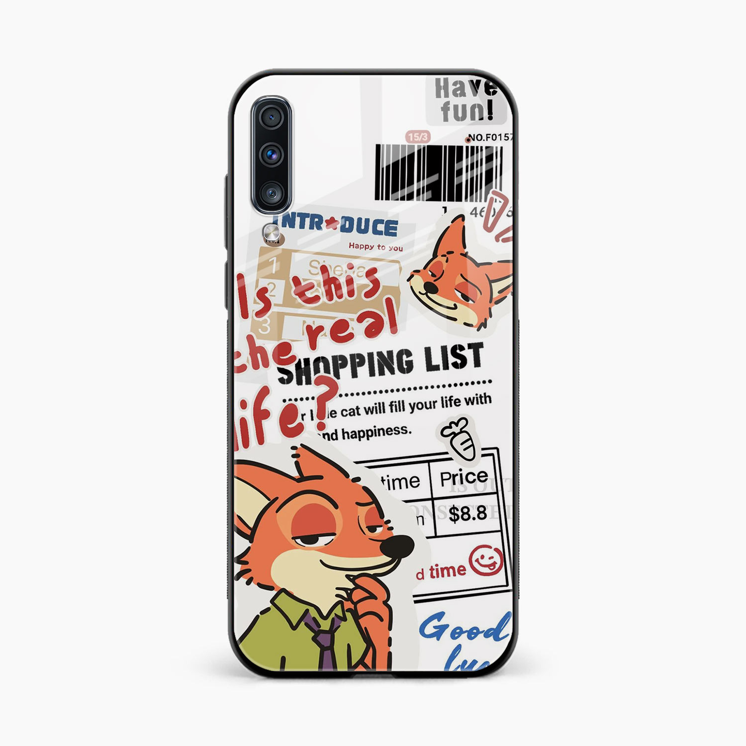 Fox & Fun Samsung A70s Back Cover
