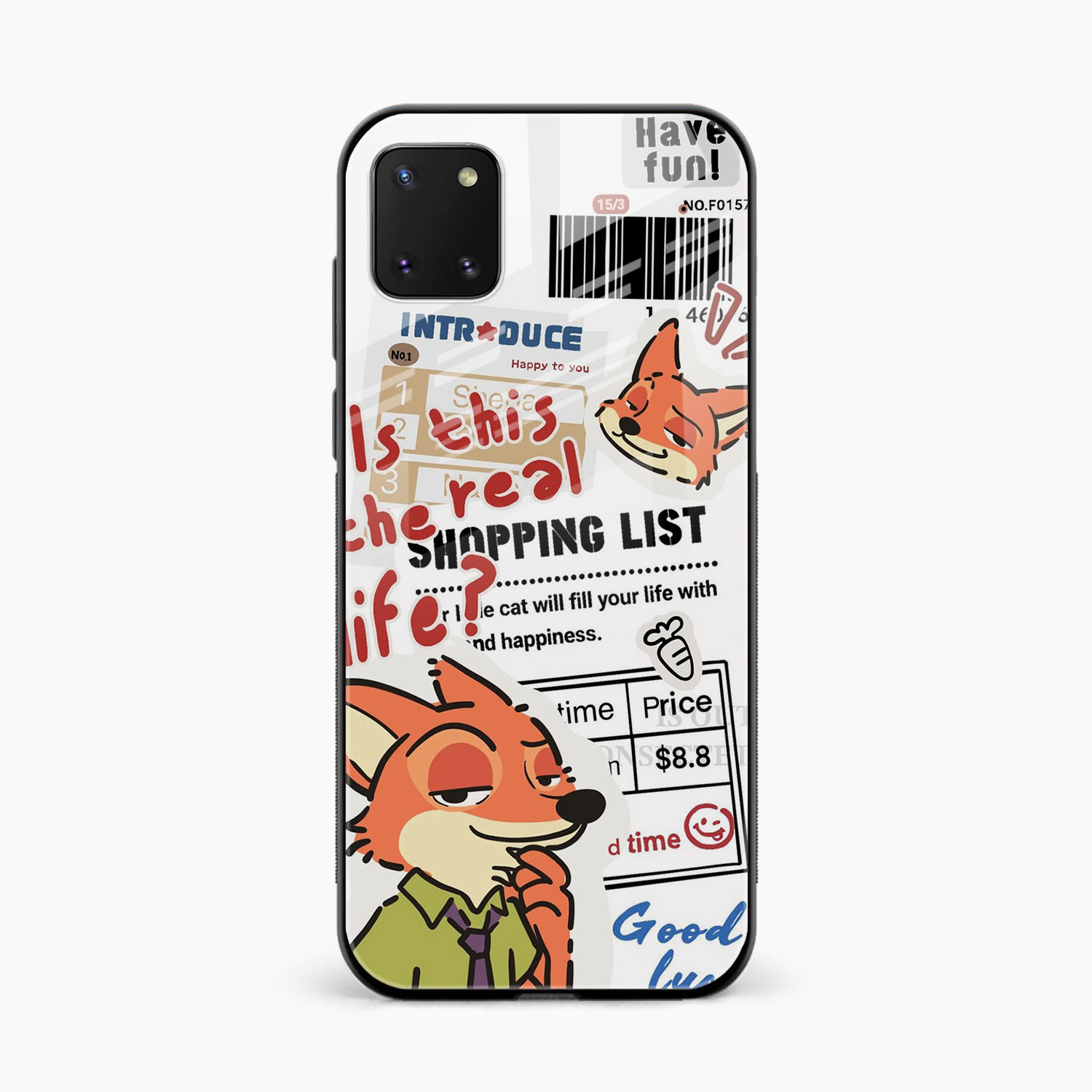 Fox & Fun Samsung Note 10 Lite Back Cover