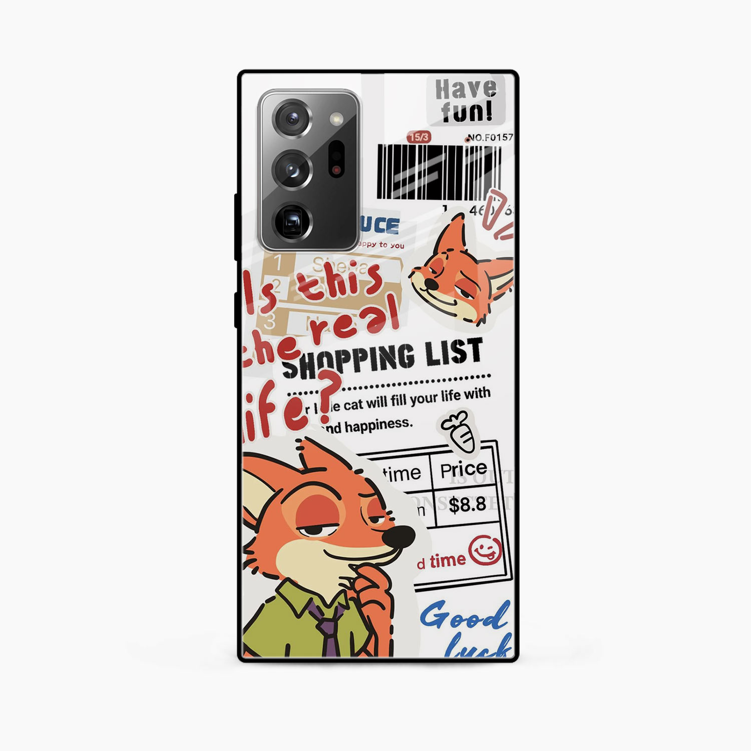 Fox & Fun Samsung Note 20 Back Cover