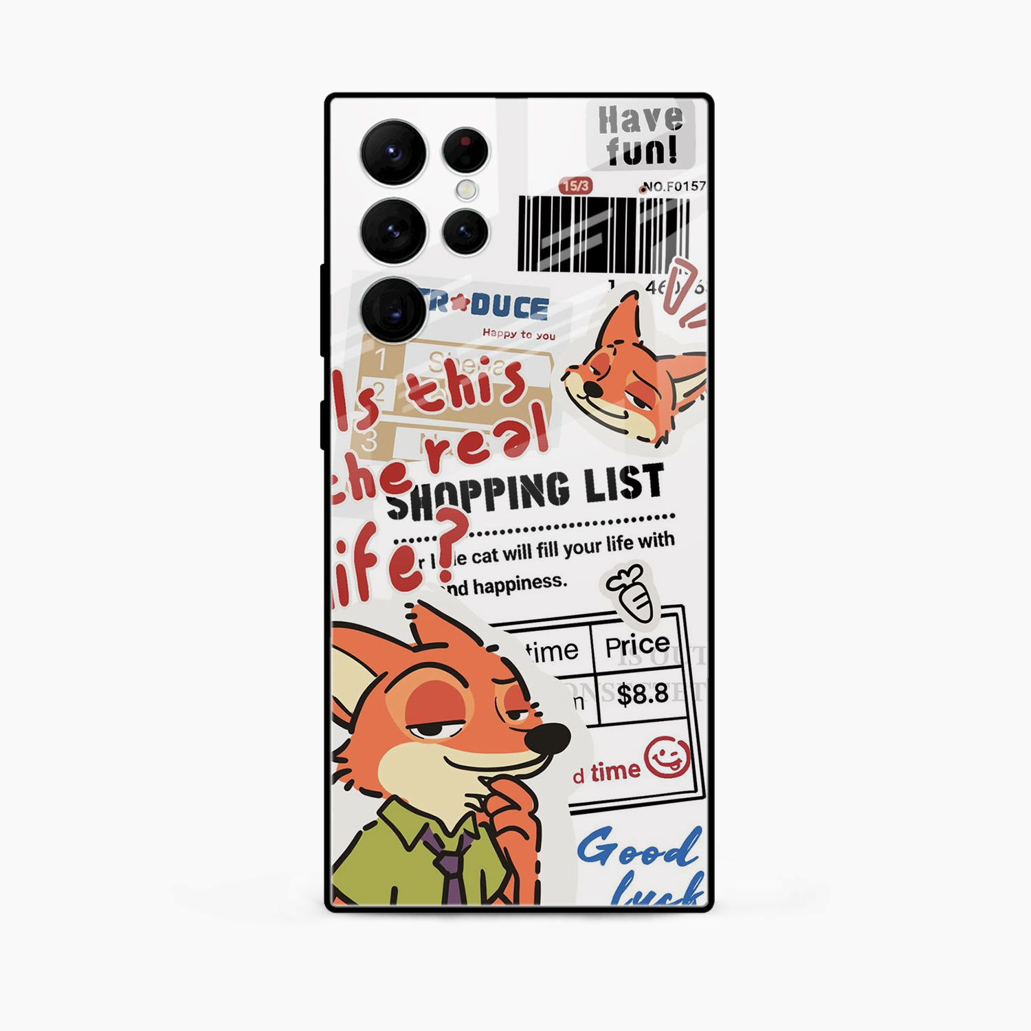 Fox & Fun Samsung S25 Ultra Back Cover