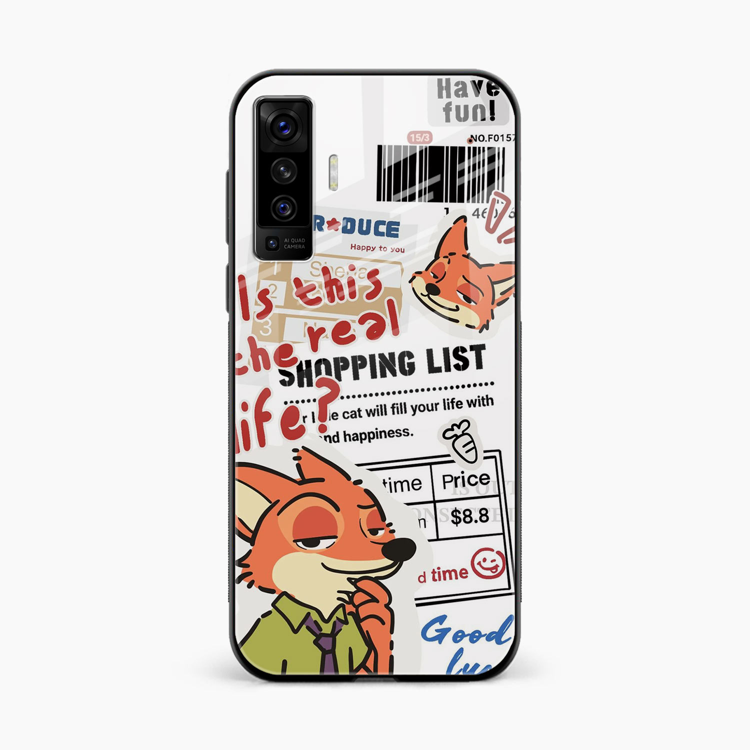 Fox & Fun Vivo X50 Back Cover