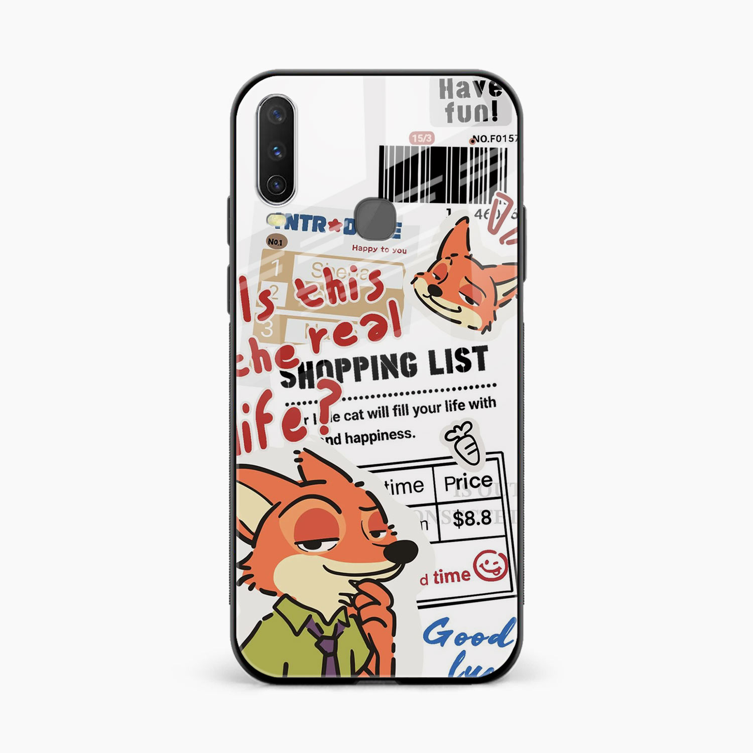 Fox & Fun Vivo Y12 Back Cover