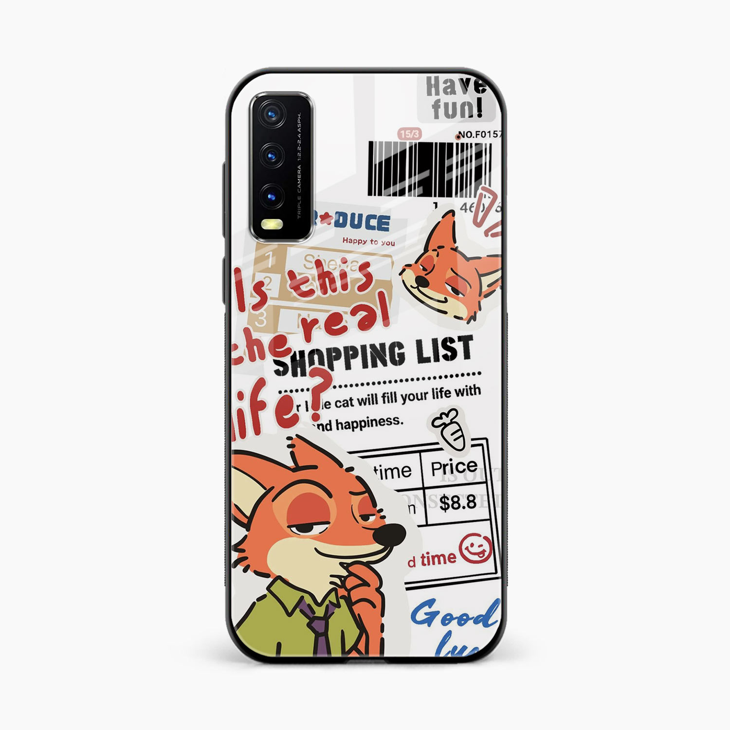 Fox & Fun Vivo Y20 Back Cover