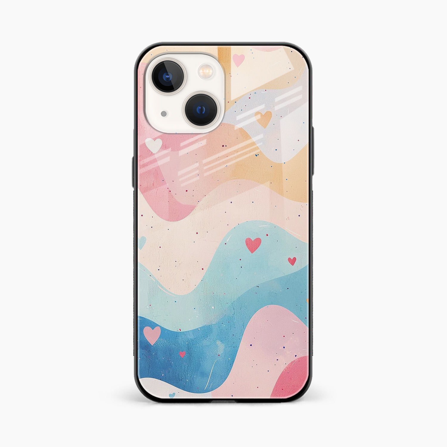Love Waves iPhone 15 Back Cover