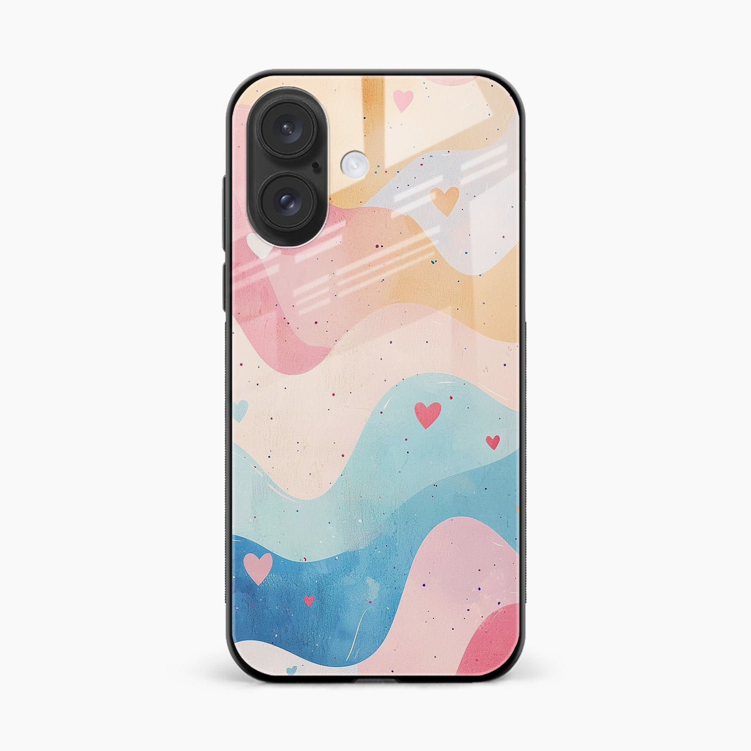 Love Waves iPhone 16 Back Cover