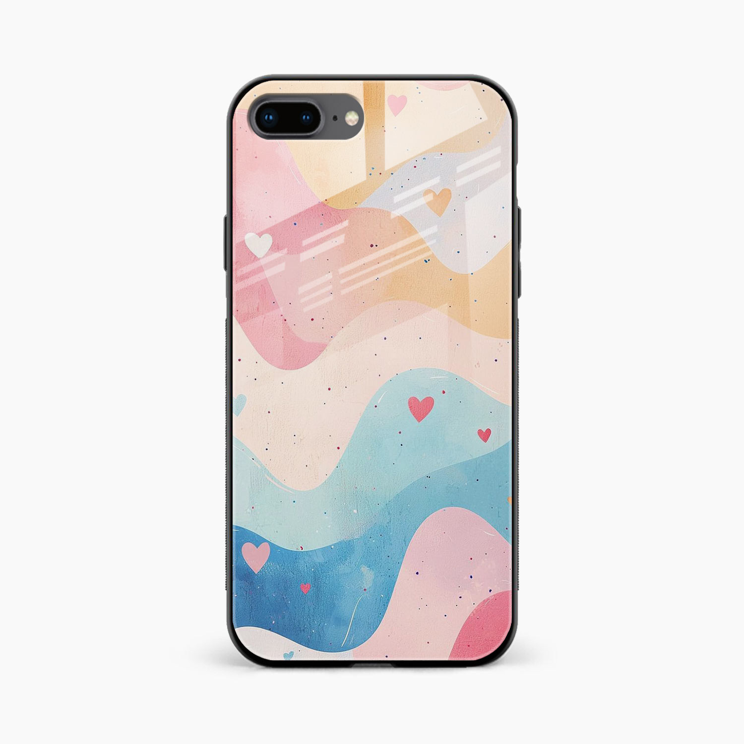 Love Waves iPhone 8 Plus Back Cover