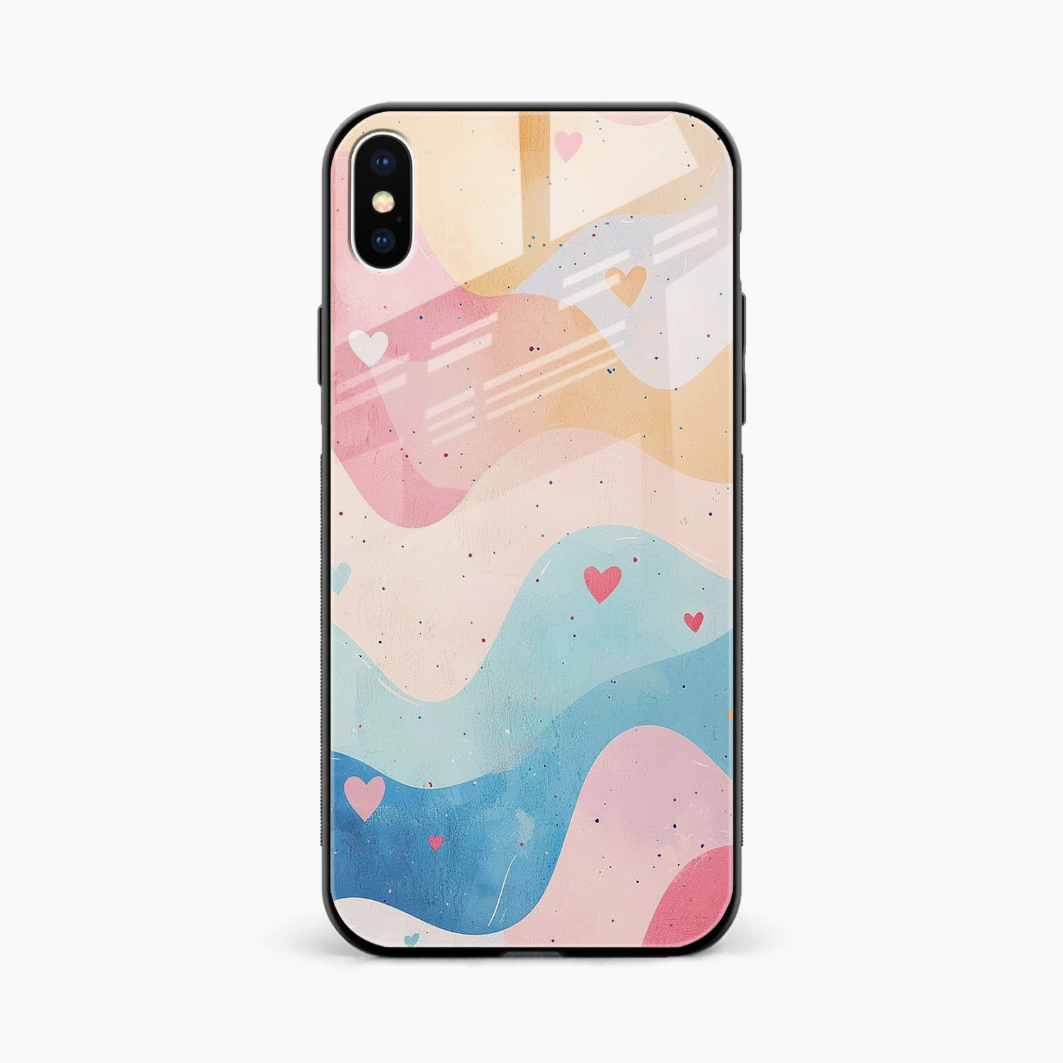 Love Waves iPhone XS Max Back Cover