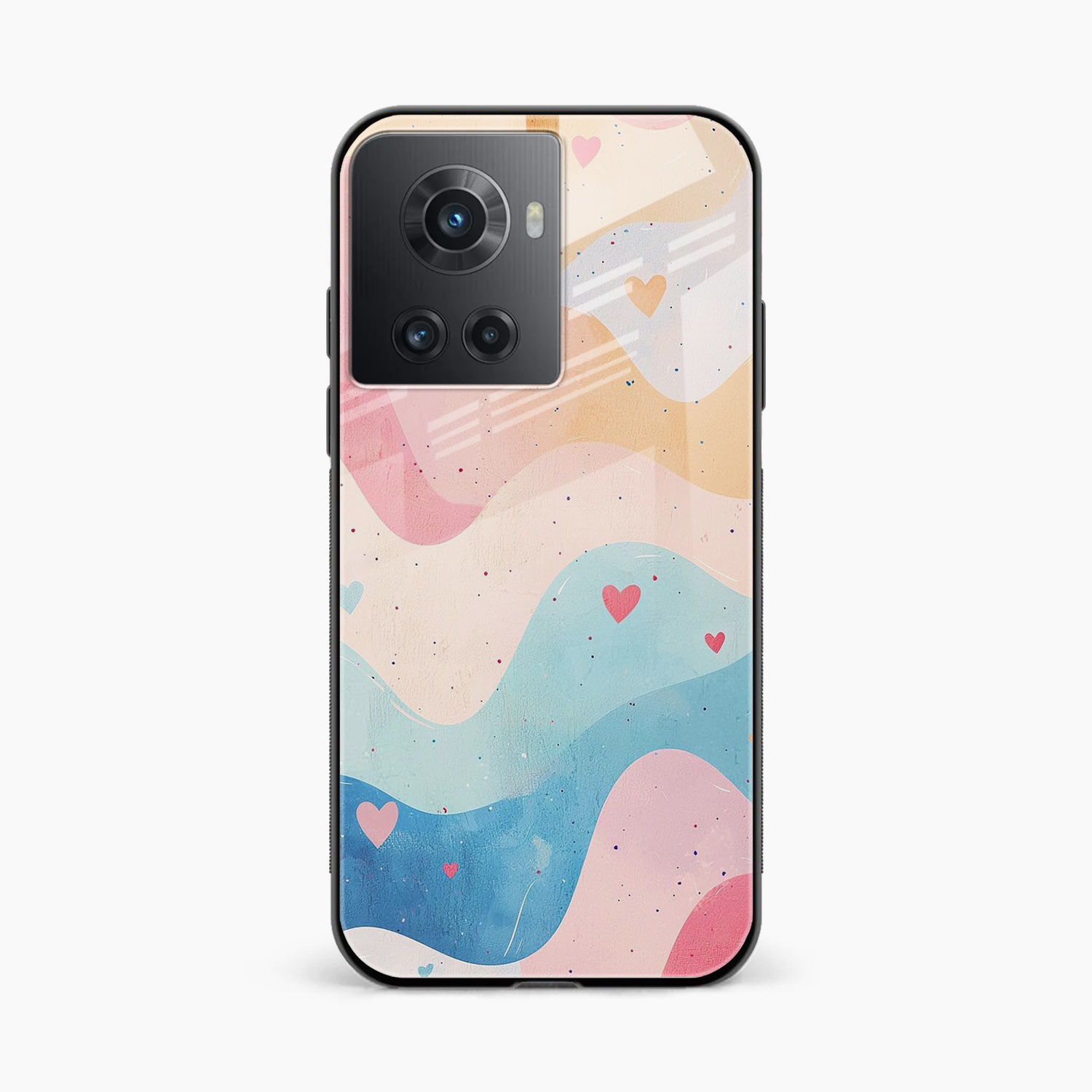 Love Waves OnePlus 10R Back Cover