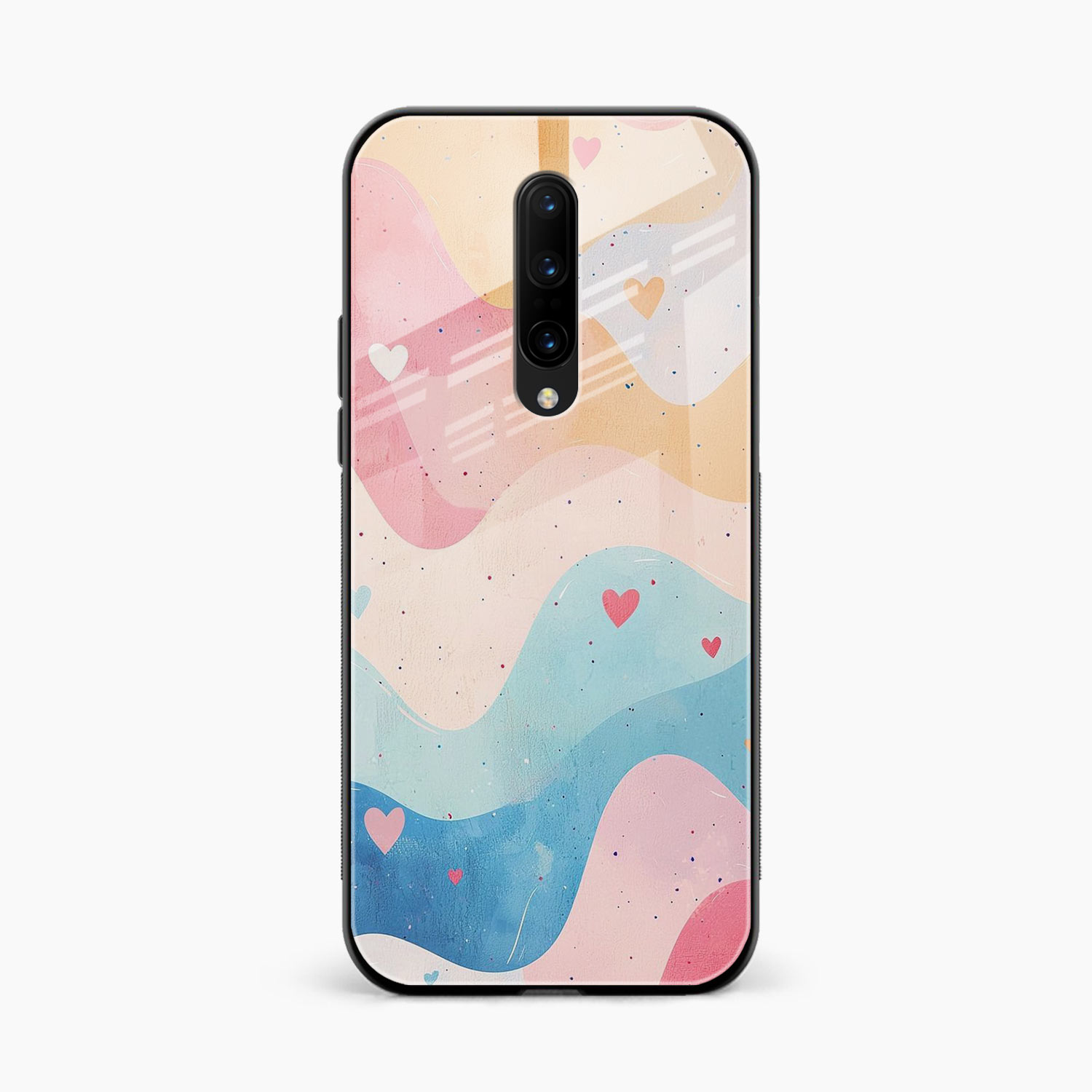 Love Waves OnePlus 7t Pro Back Cover