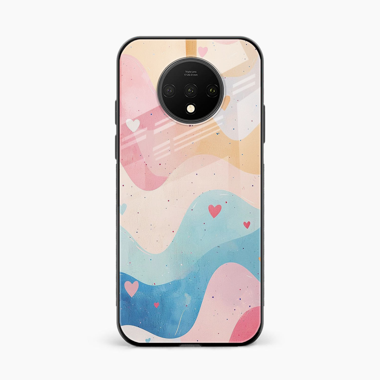 Love Waves OnePlus 7T Back Cover