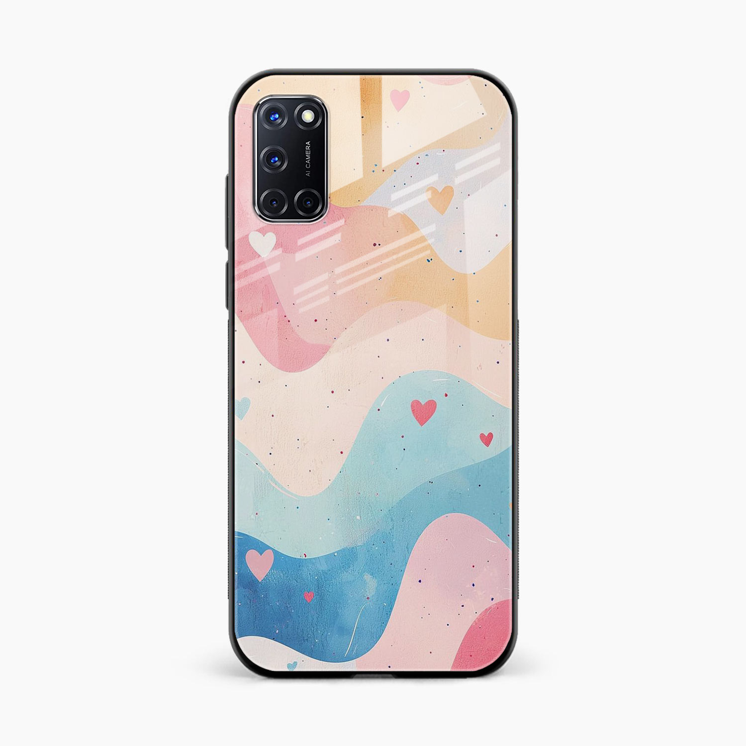 Love Waves Oppo A52 Back Cover