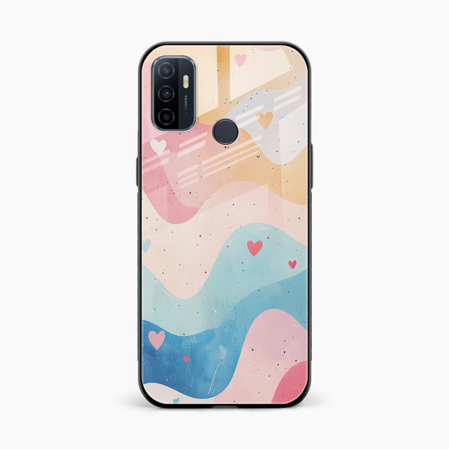 Love Waves Oppo A53 Back Cover