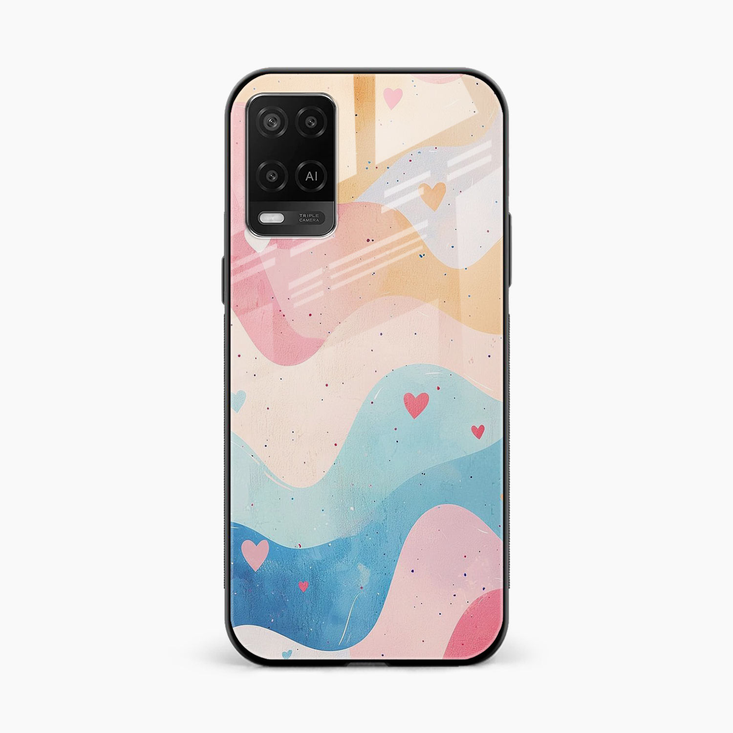 Love Waves Oppo A54 Back Cover