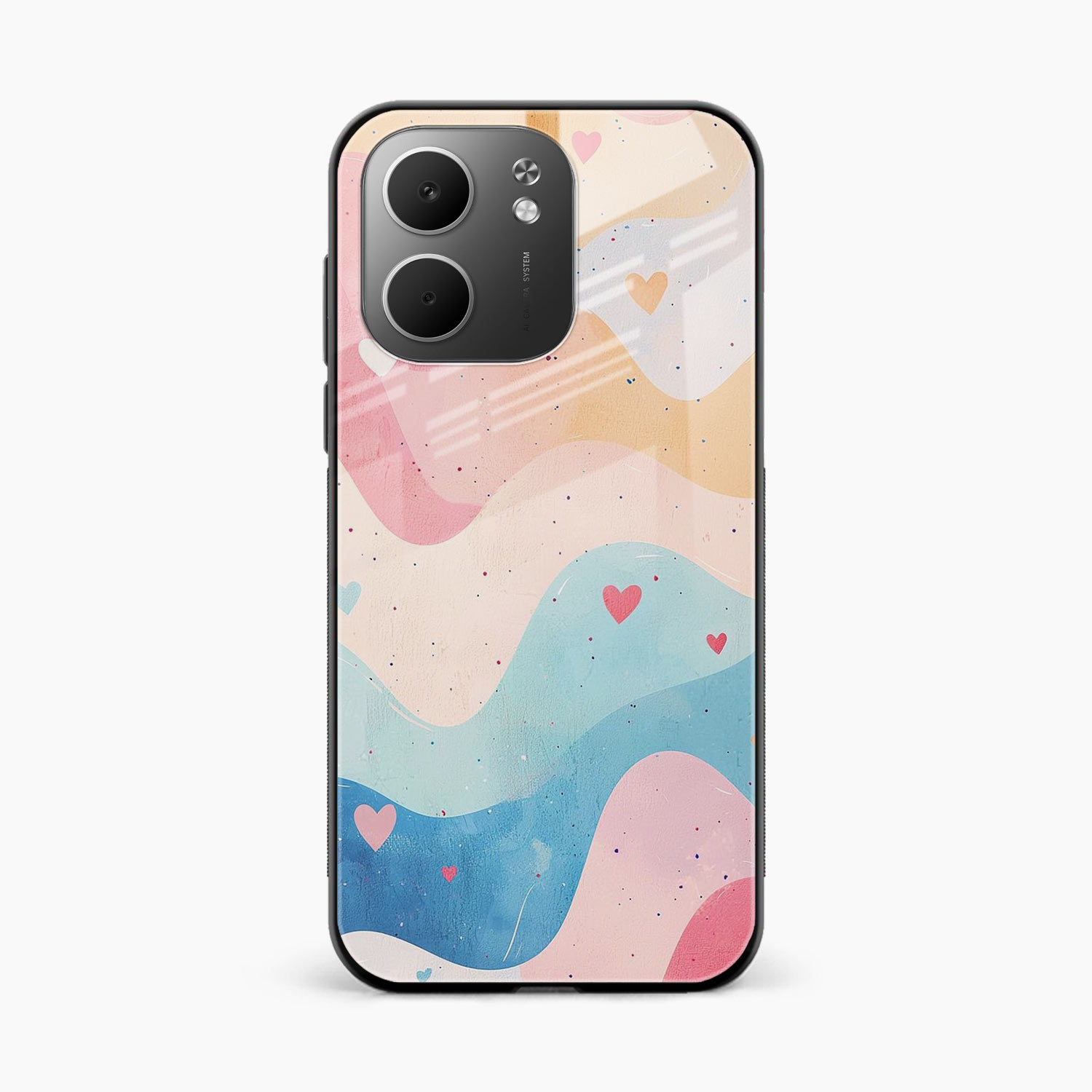 Love Waves Oppo A5x 5G Back Cover