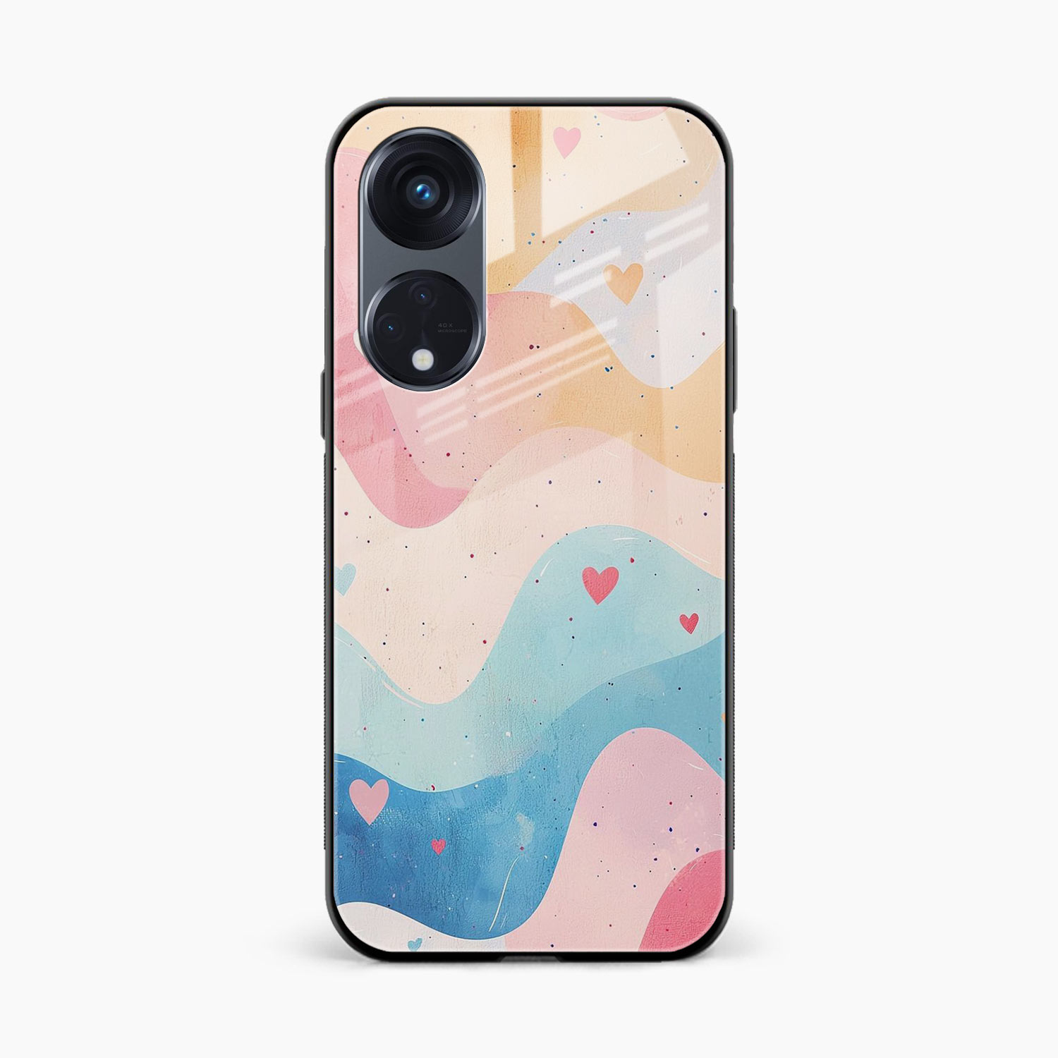 Love Waves Oppo Reno 8T 5G Back Cover