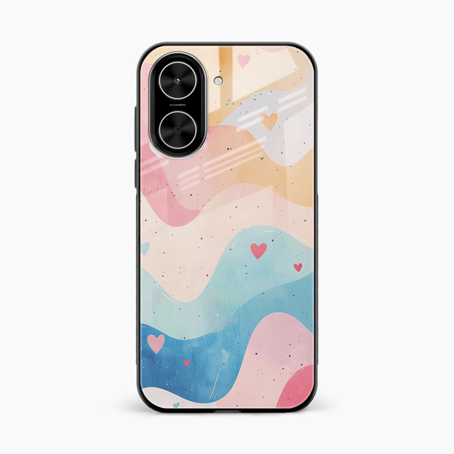 Love Waves Poco C71 Back Cover