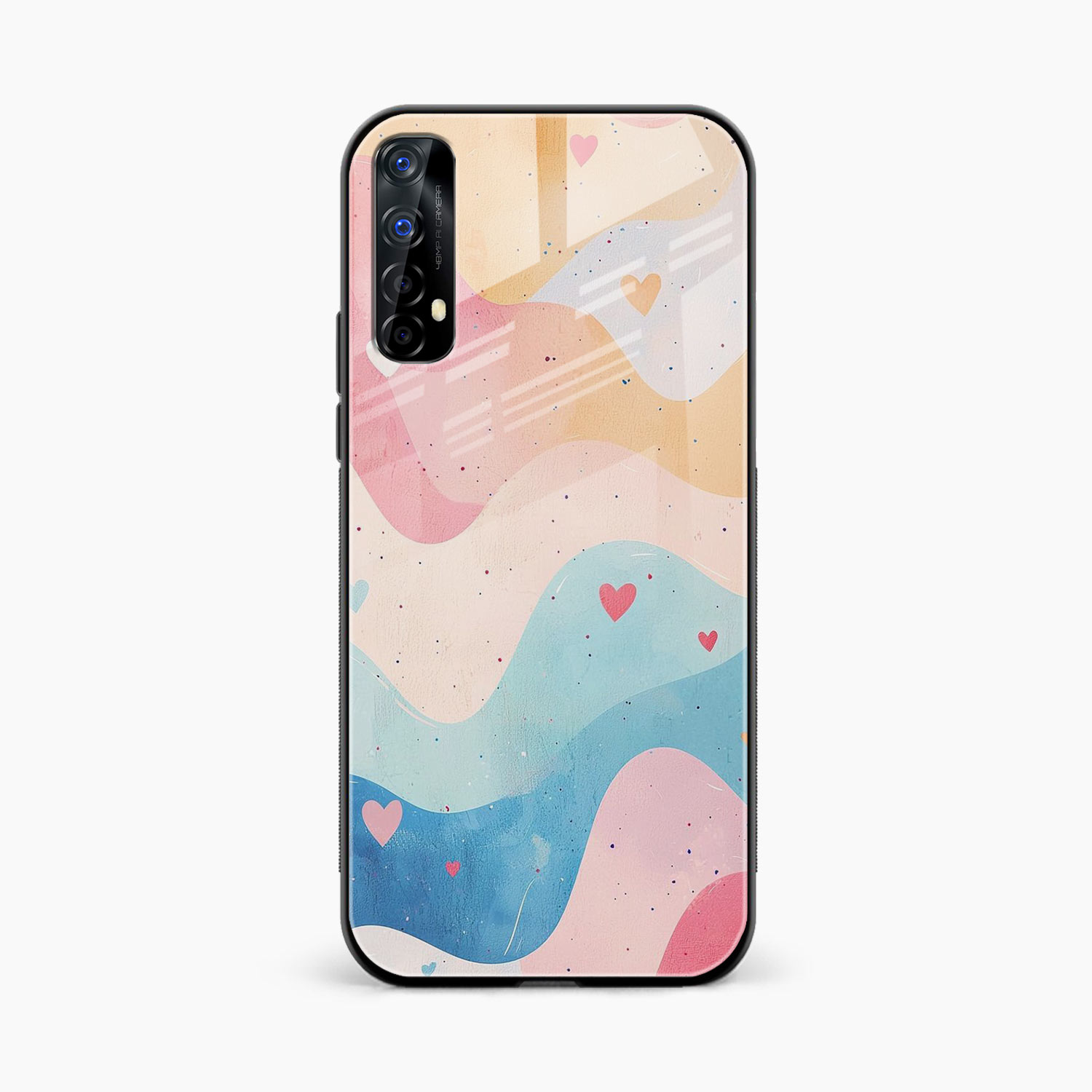 Love Waves Realme 7 Back Cover