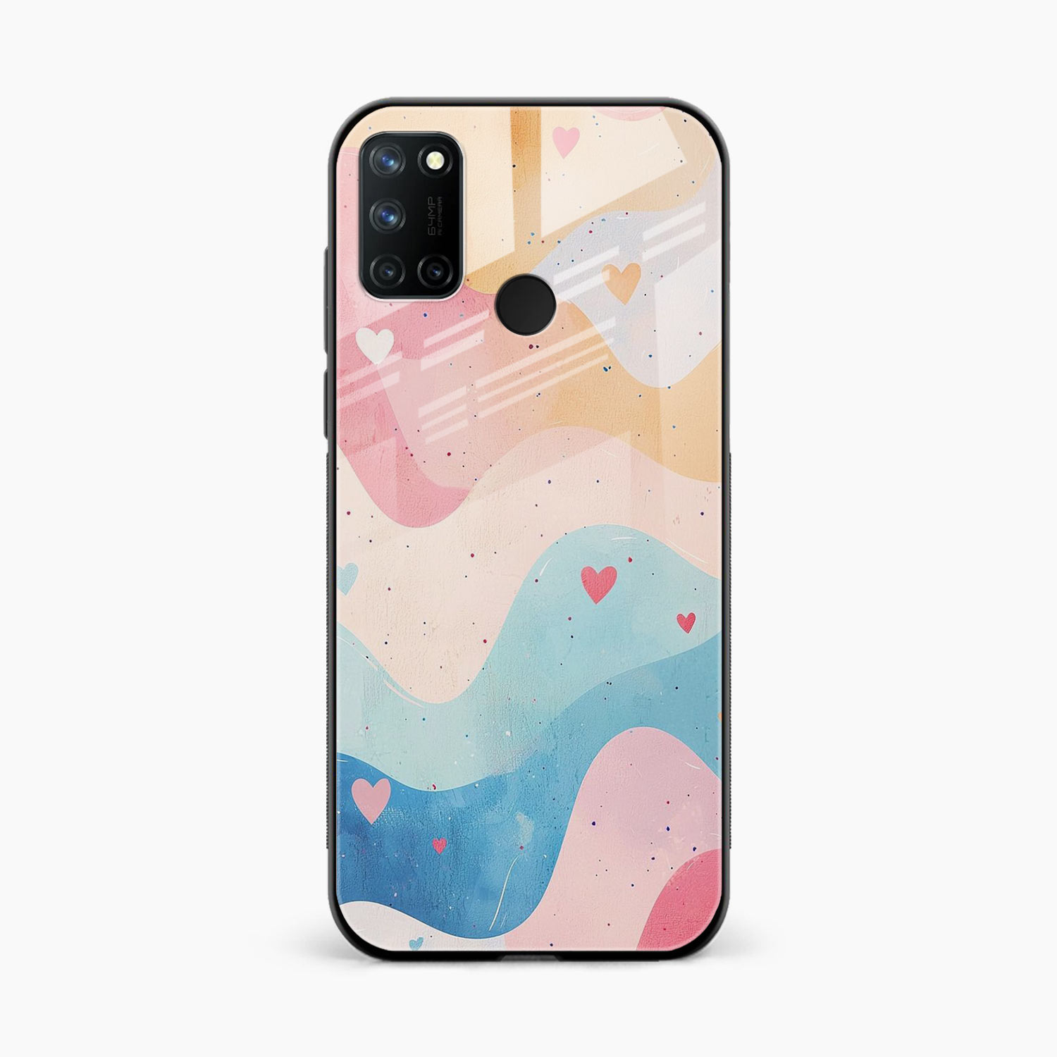 Love Waves Realme 7i Back Cover