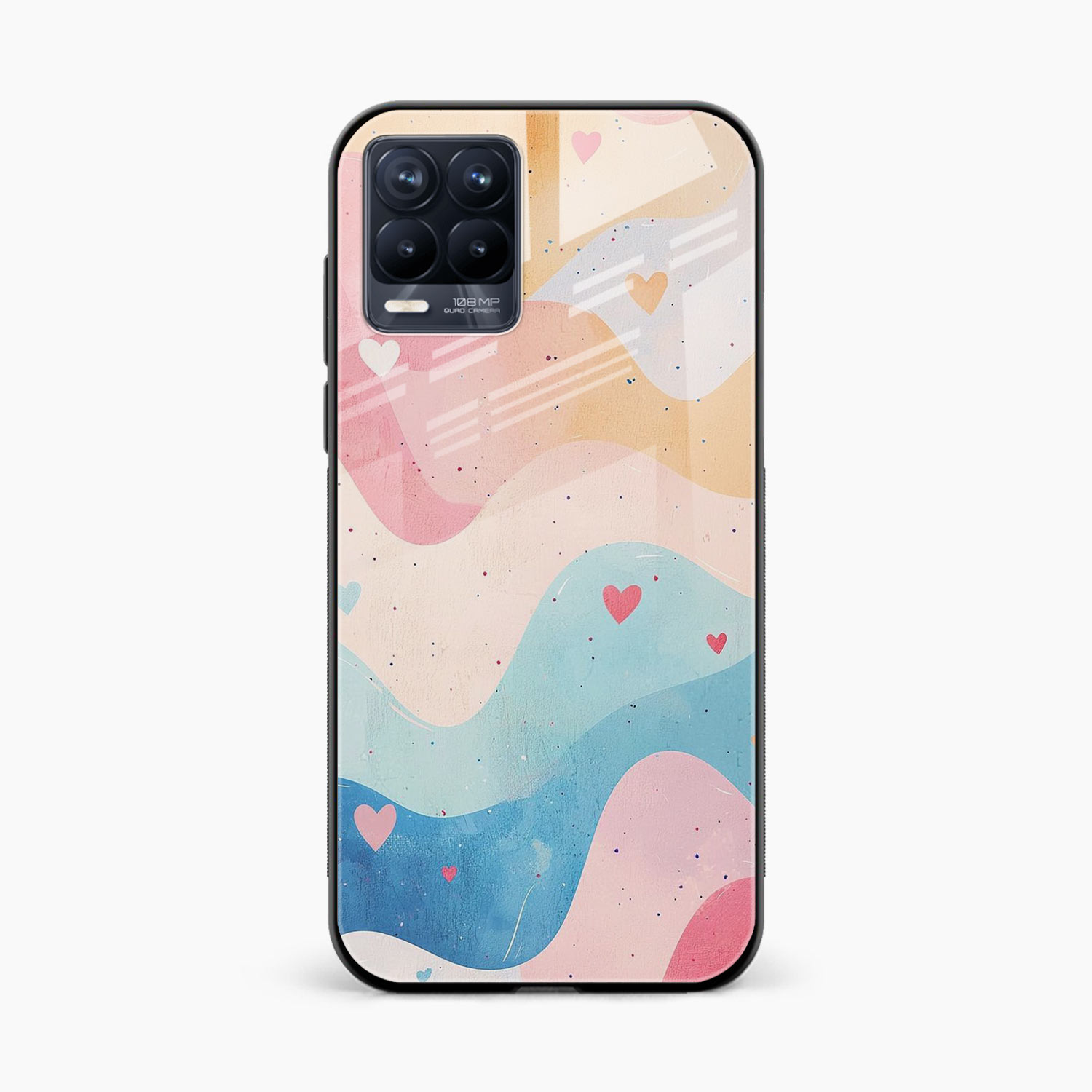 Love Waves Realme 8 4G Back Cover