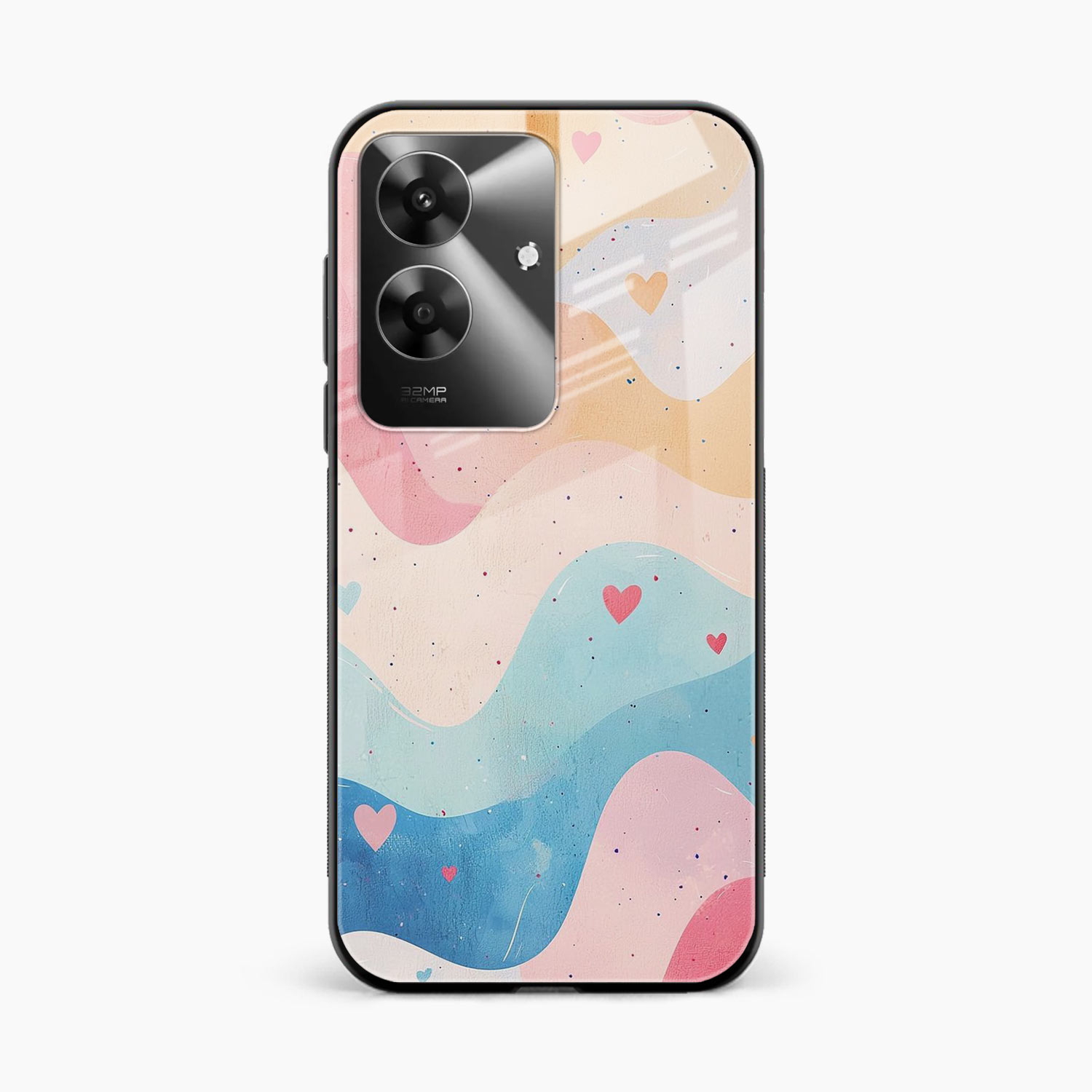 Love Waves Realme C61 Back Cover