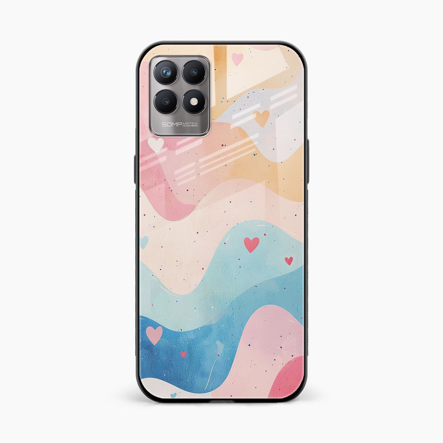 Love Waves Realme Narzo 50 Back Cover