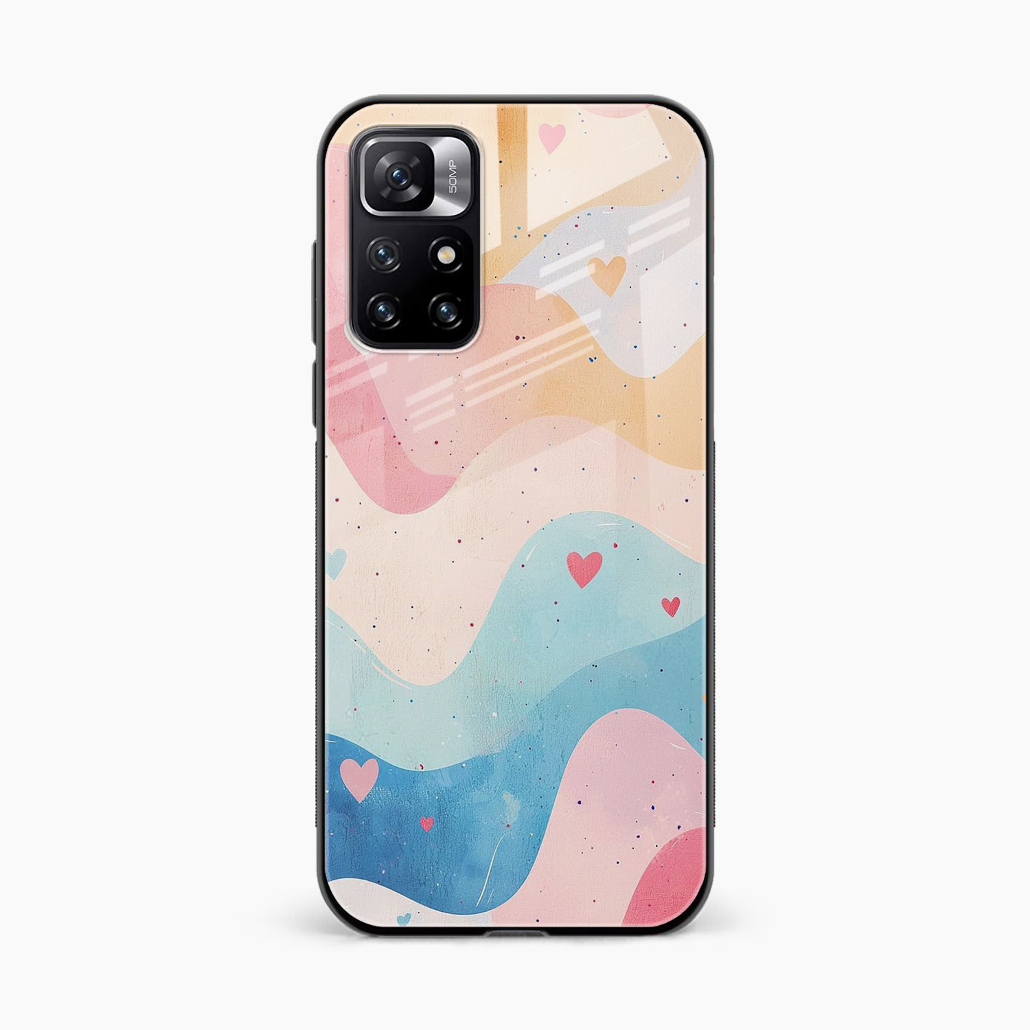 Love Waves Redmi 10 Prime Back Cover