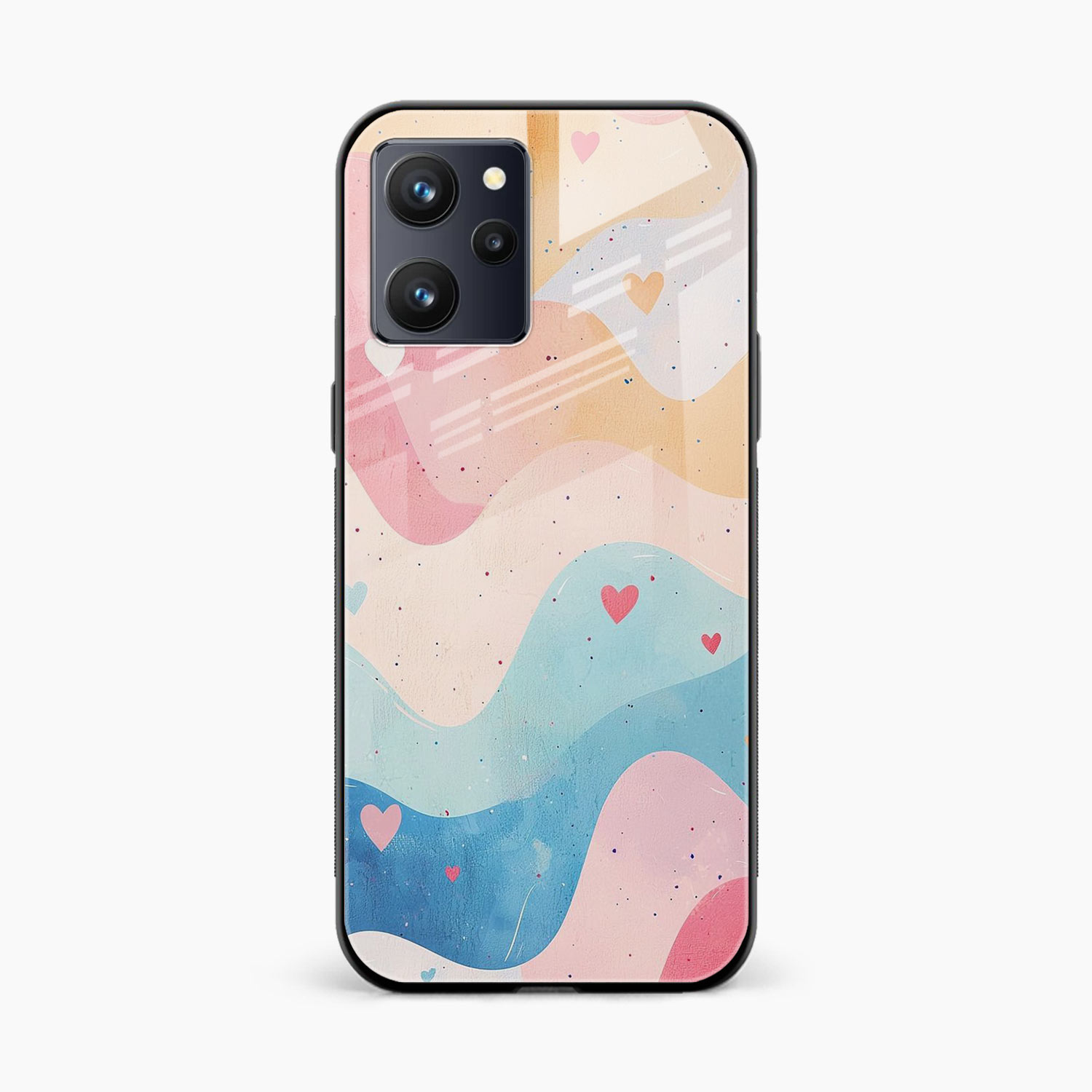 Love Waves Redmi 12 Back Cover