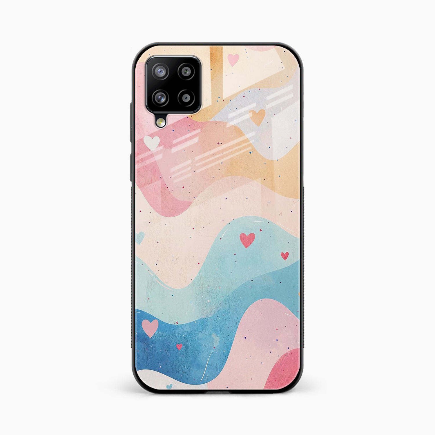 Love Waves Samsung A12 Back Cover