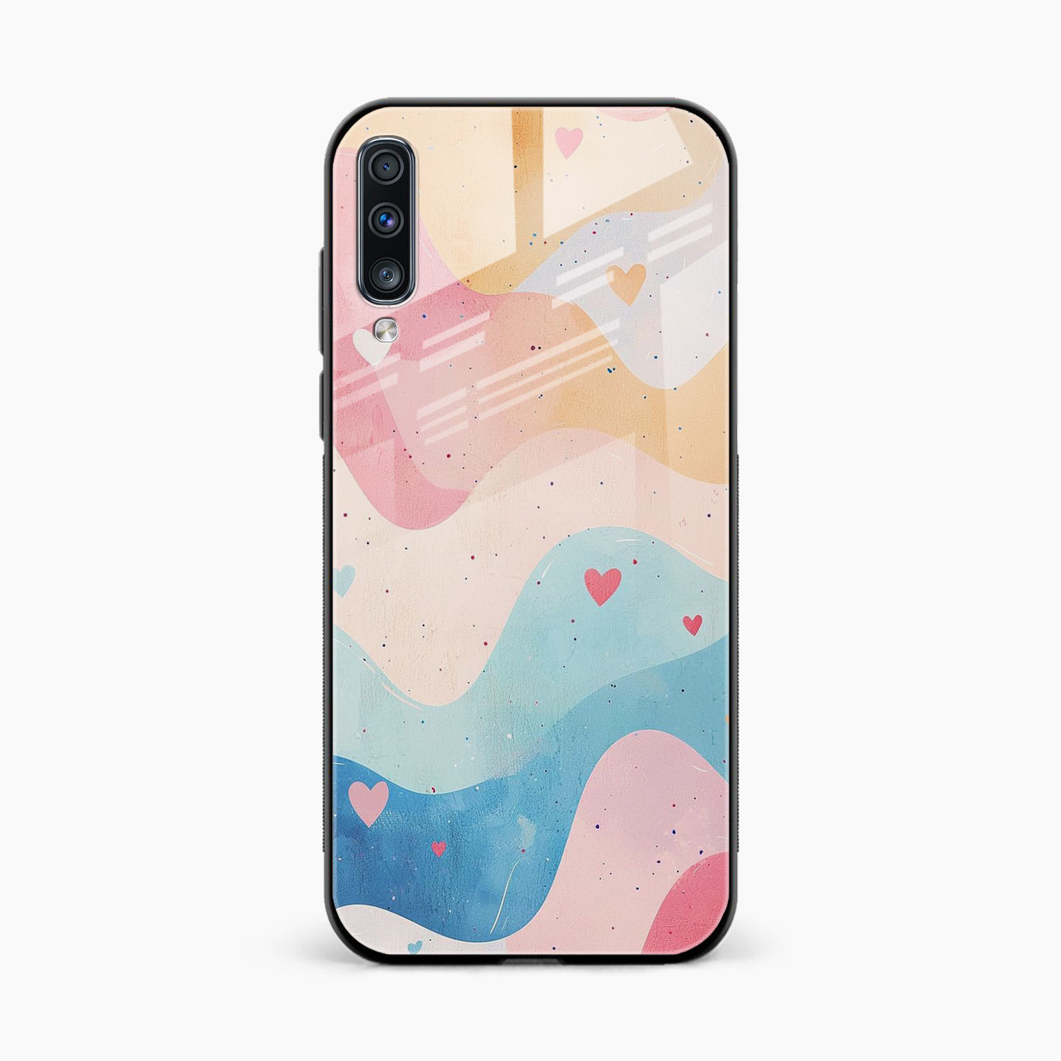 Love Waves Samsung A70s Back Cover