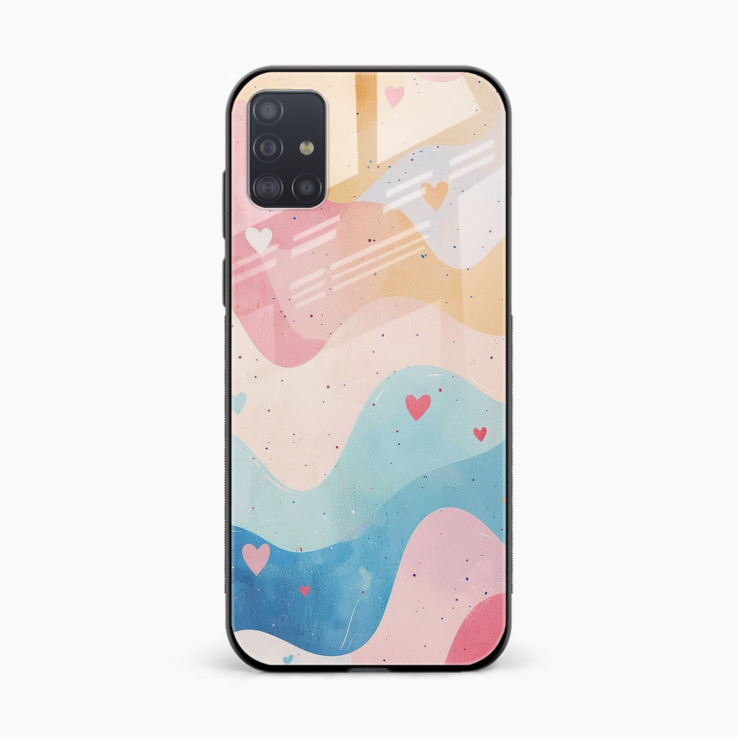 Love Waves Samsung A71 Back Cover