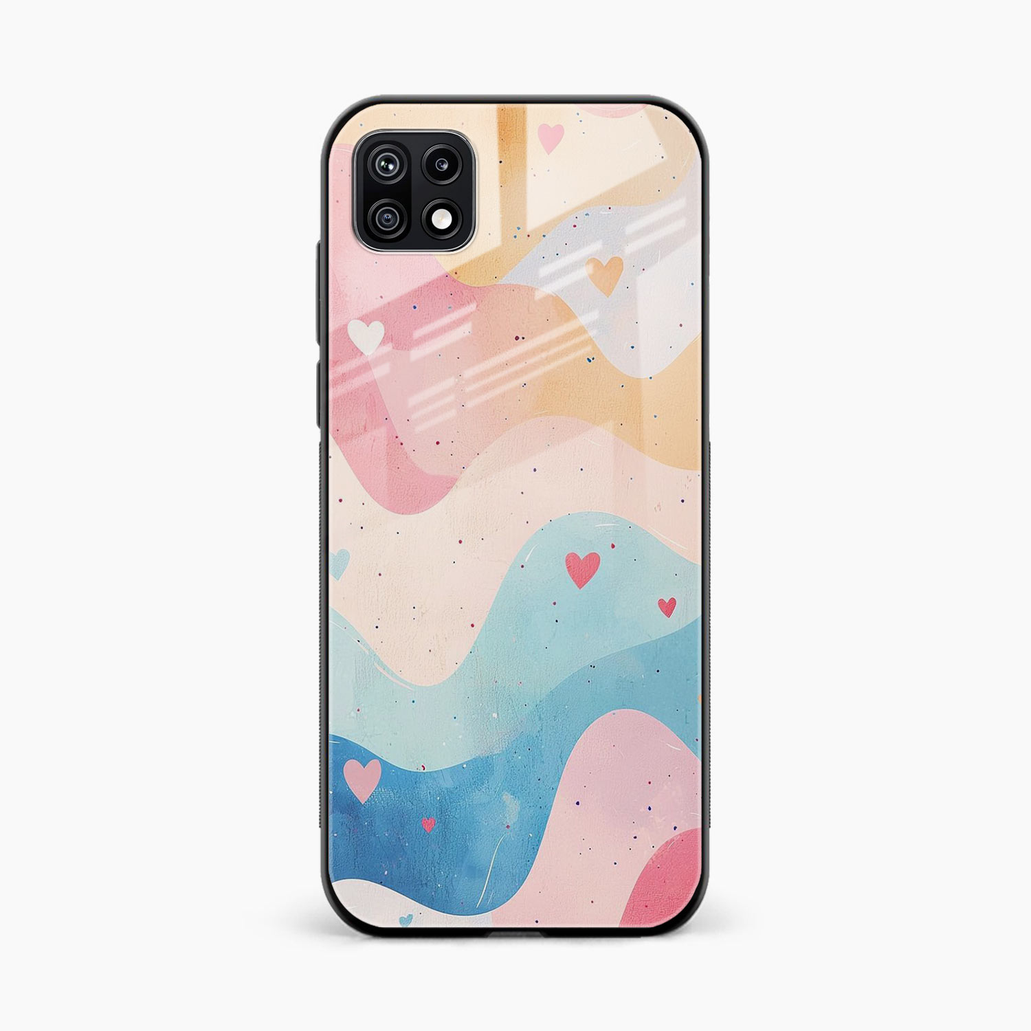 Love Waves Samsung F42 Back Cover
